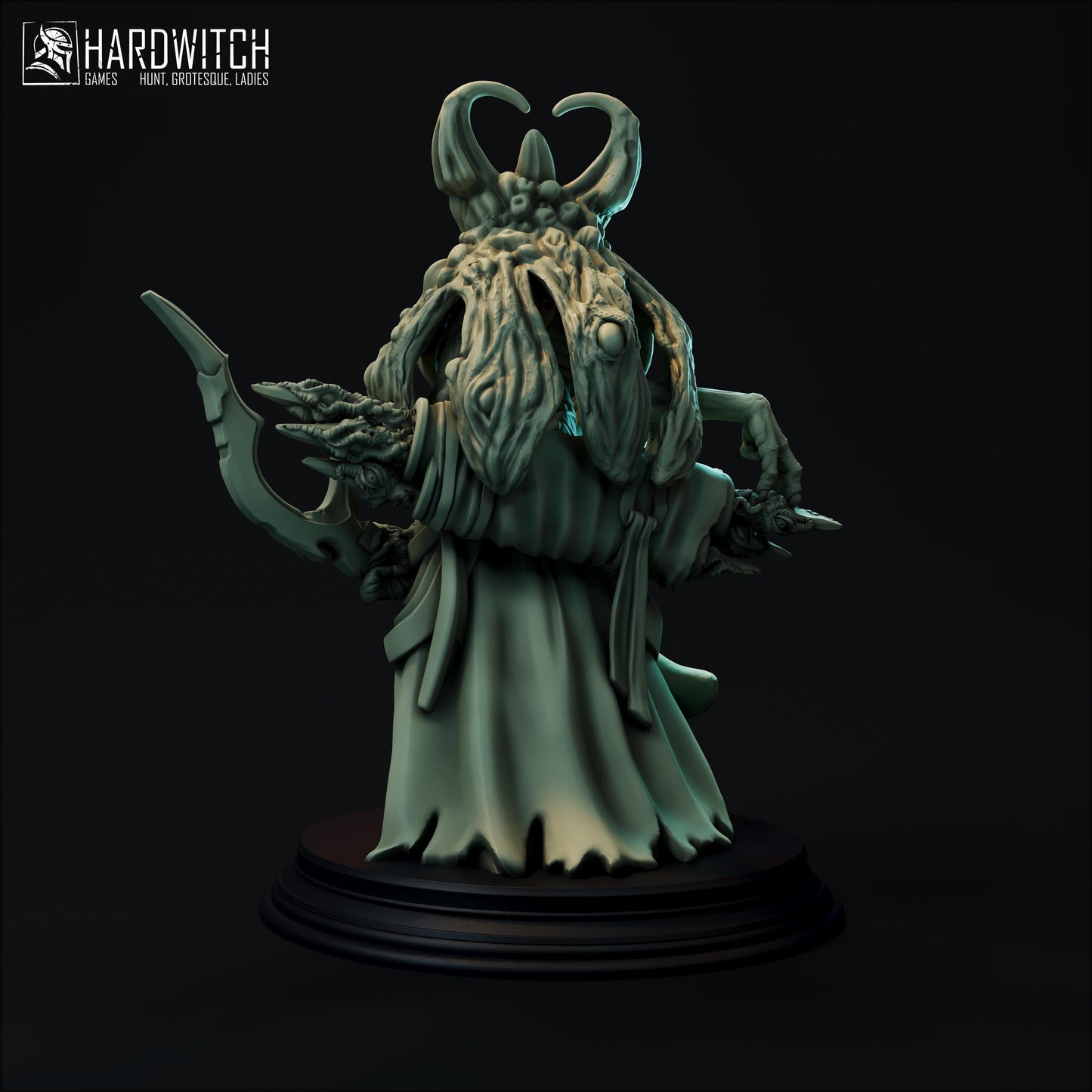 Archer Miniature - 28mm / 32mm / 36mm / 75mm - HardWitch Games - Resin Printed Figure for D&D, TTRPGs, and Board Gaming