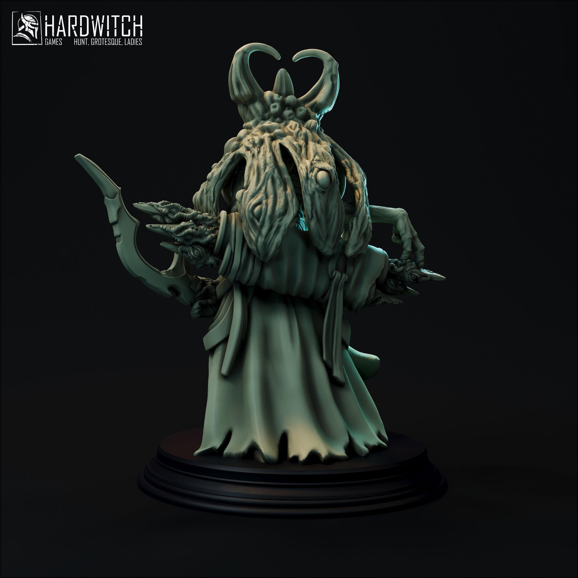 Archer Miniature - 28mm / 32mm / 36mm / 75mm - HardWitch Games - Resin Printed Figure for D&D, TTRPGs, and Board Gaming