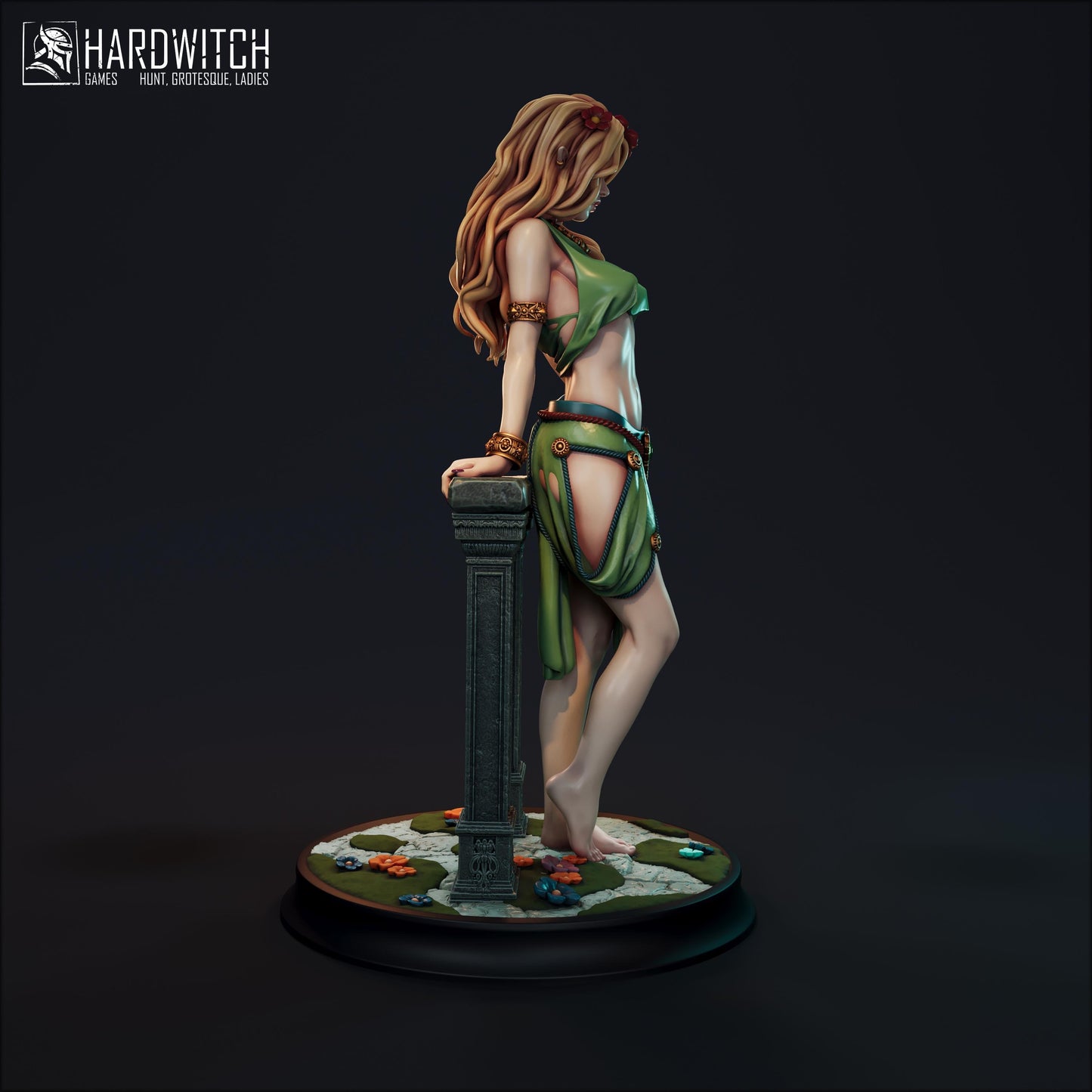 Fokada Irael Miniature - 28mm / 32mm / 36mm / 75mm / 1:12 - HardWitch Games - Resin Printed Figure for D&D, TTRPGs, and Board Gaming