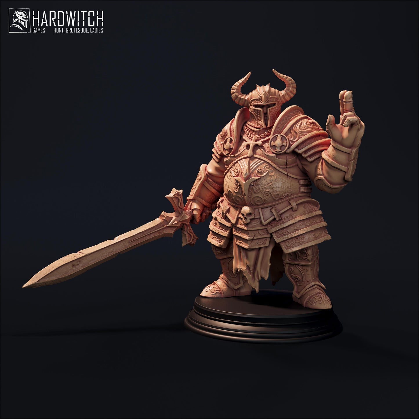 Gojir Quiet Miniature - 28mm / 32mm / 36mm / 75mm - HardWitch Games - Resin Printed Figure for TTRPGs and Board Games