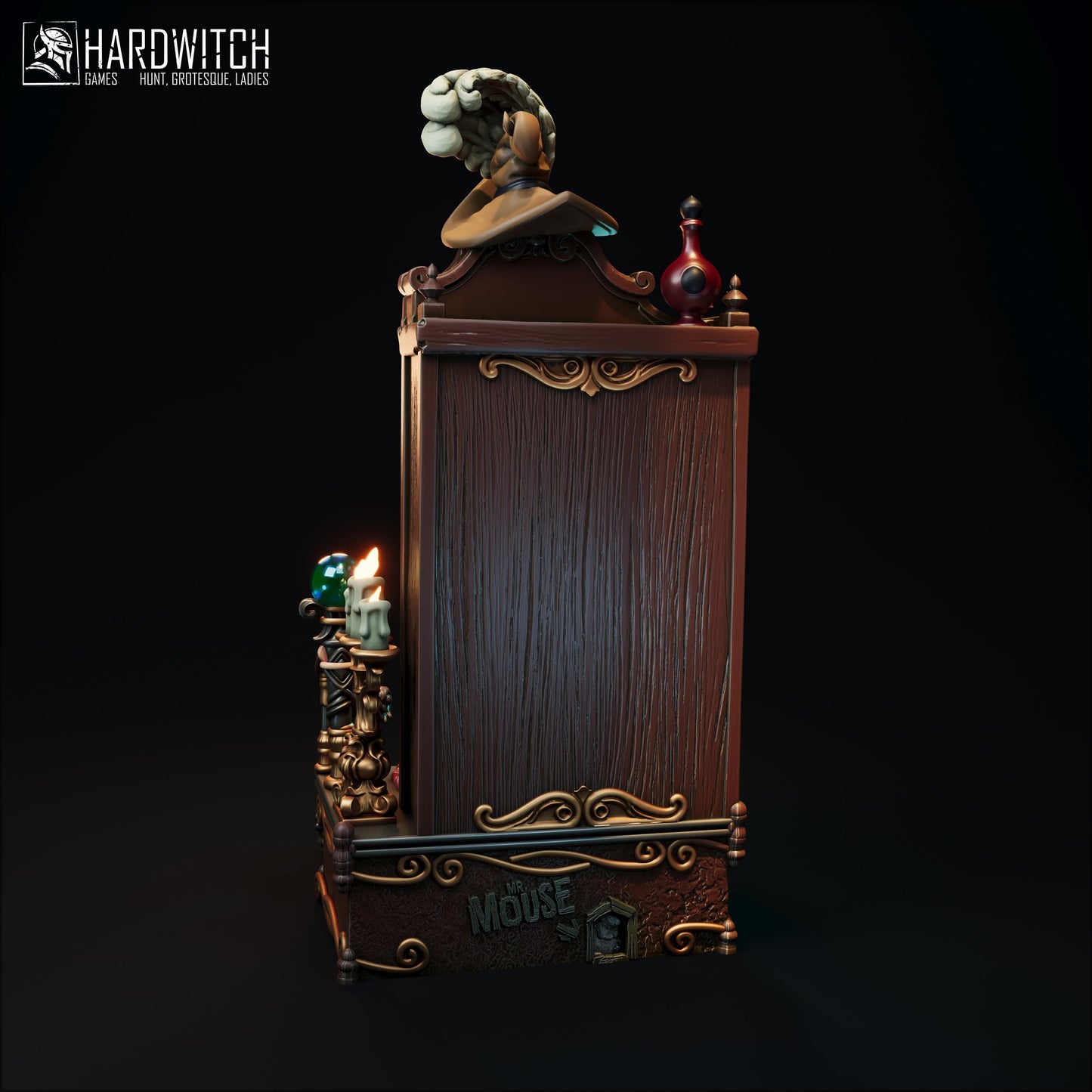 Vaitrin Morn Miniature (Standard & NSFW) - 28mm / 32mm / 36mm / 75mm - HardWitch Games - Resin Printed Figure for TTRPGs and Board Games