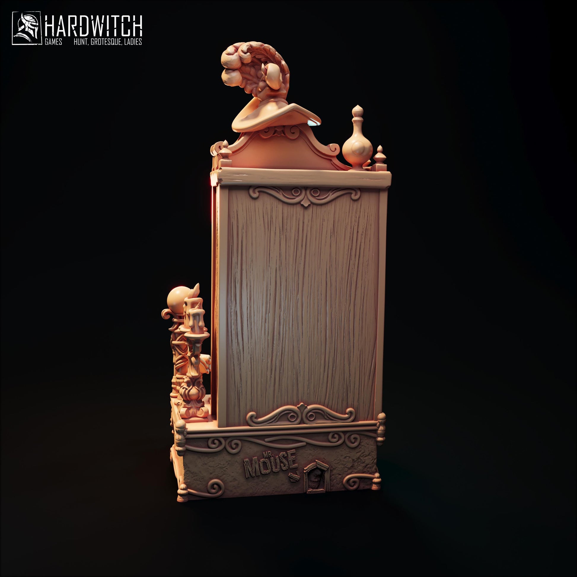 Vaitrin Morn Miniature (Standard & NSFW) - 28mm / 32mm / 36mm / 75mm - HardWitch Games - Resin Printed Figure for TTRPGs and Board Games