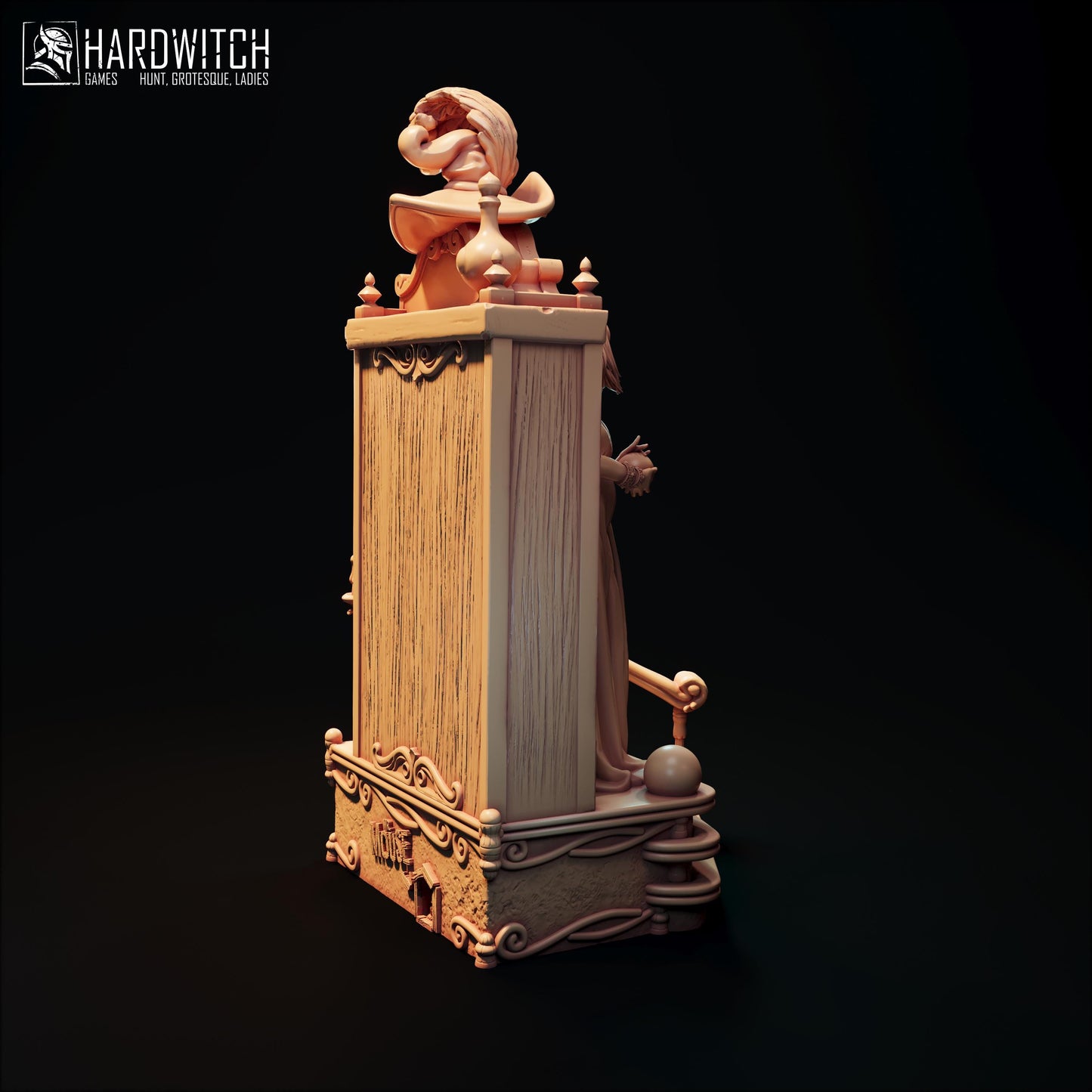 Vaitrin Morn Miniature (Standard & NSFW) - 28mm / 32mm / 36mm / 75mm - HardWitch Games - Resin Printed Figure for TTRPGs and Board Games