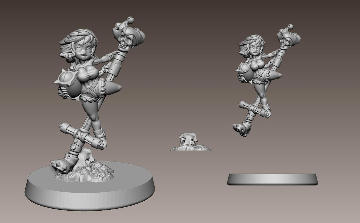 Scrappa Sorehead Miniature - 28mm / 32mm / 36mm - LPOMC - Unpainted Resin Printed Figure for D&D, TTRPGs, and Board Games