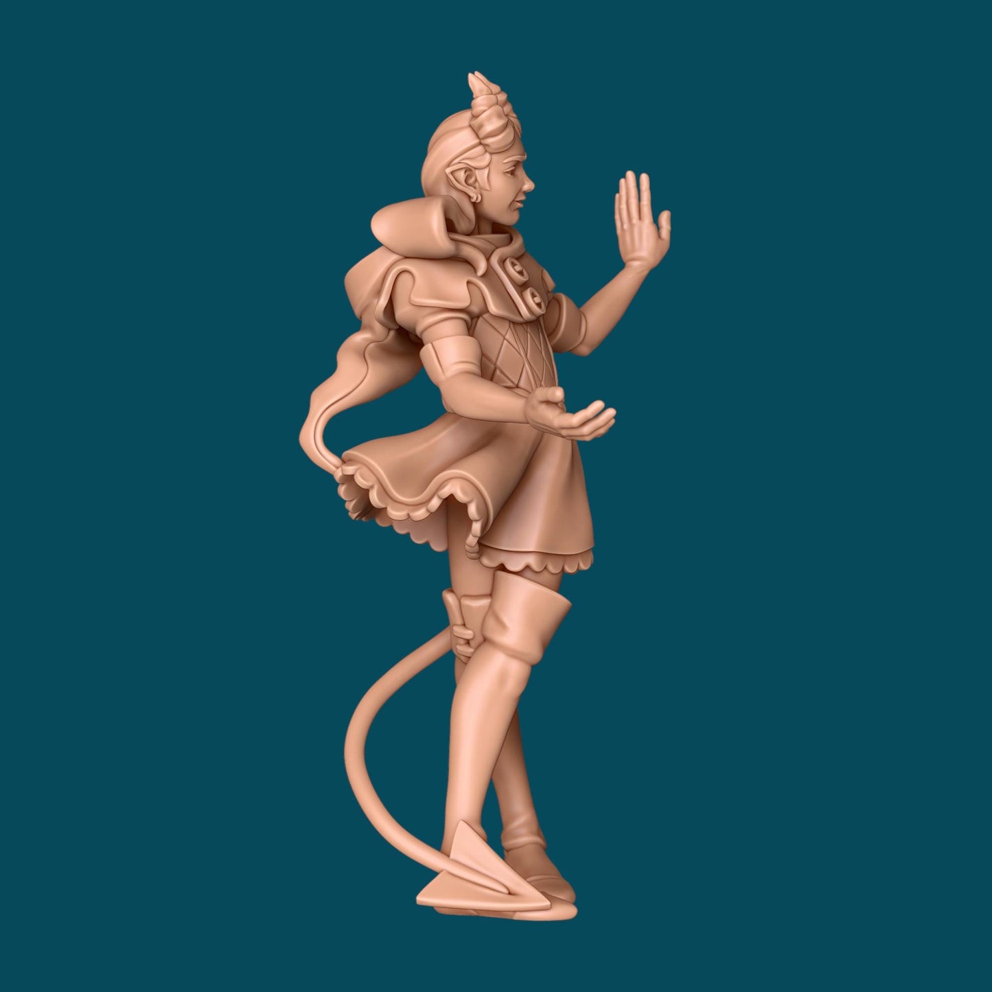 Tango & Syrre Miniature - Awkward Penguin’s Minis - 28mm / 32mm / 36mm - Resin Printed Figure for TTRPGs and Painting