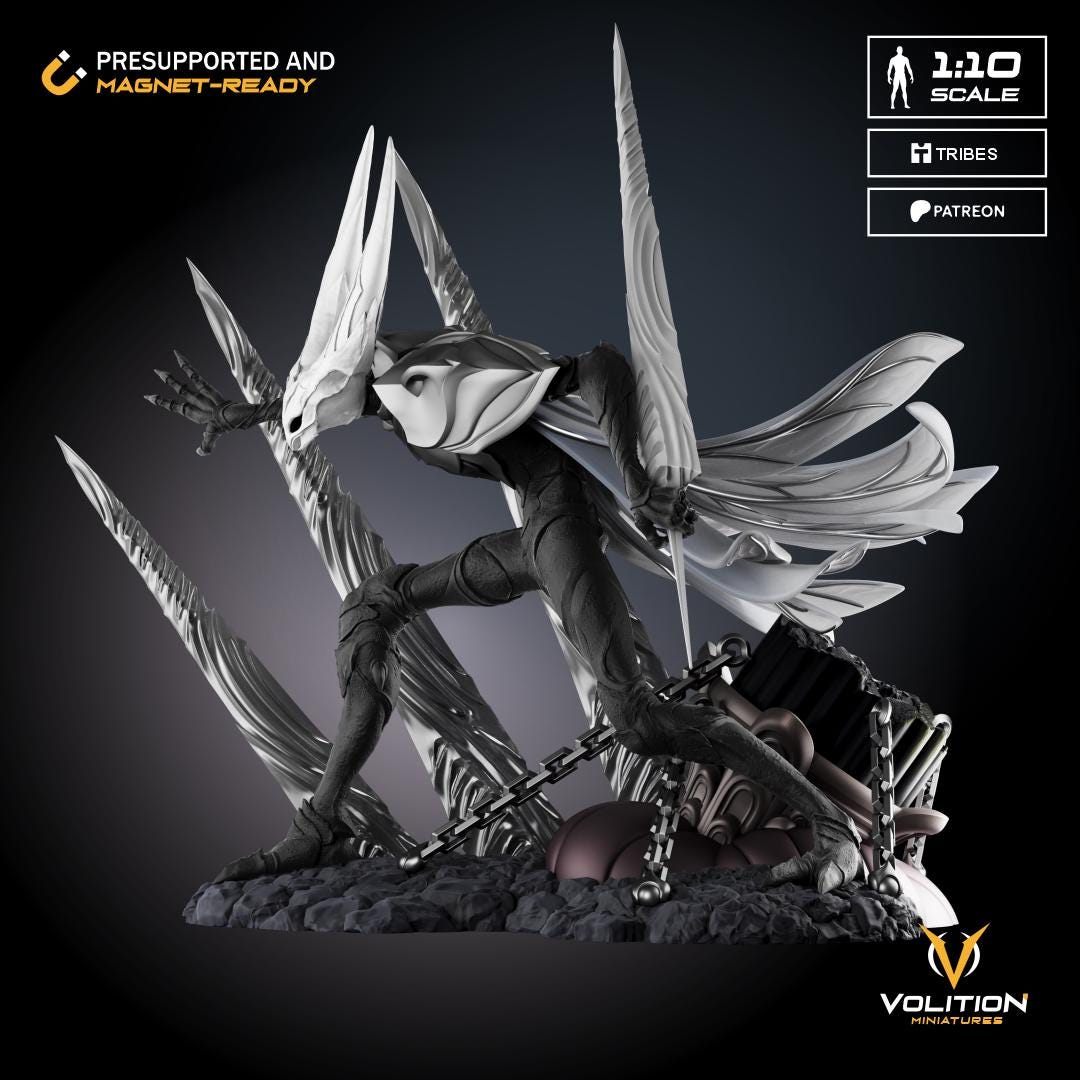 Unbreakable Sentinel Figure - 28mm / 32mm / 36mm / 1:10 - Volition Miniatures - Resin Printed Figurine for TTRPGs and Board Games
