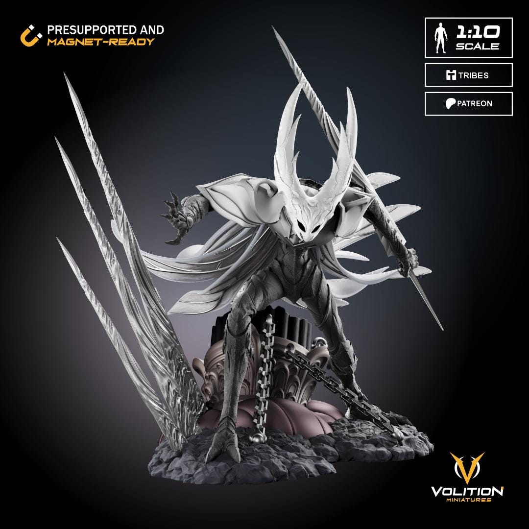 Unbreakable Sentinel Figure - 28mm / 32mm / 36mm / 1:10 - Volition Miniatures - Resin Printed Figurine for TTRPGs and Board Games