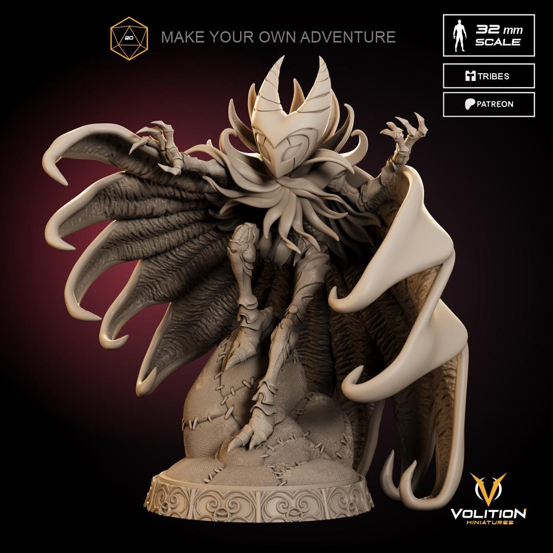 King of Dark Dreams Figure - 28mm / 32mm / 36mm / 1:10 - Volition Miniatures - Resin Printed Figurine for TTRPGs and Board Games