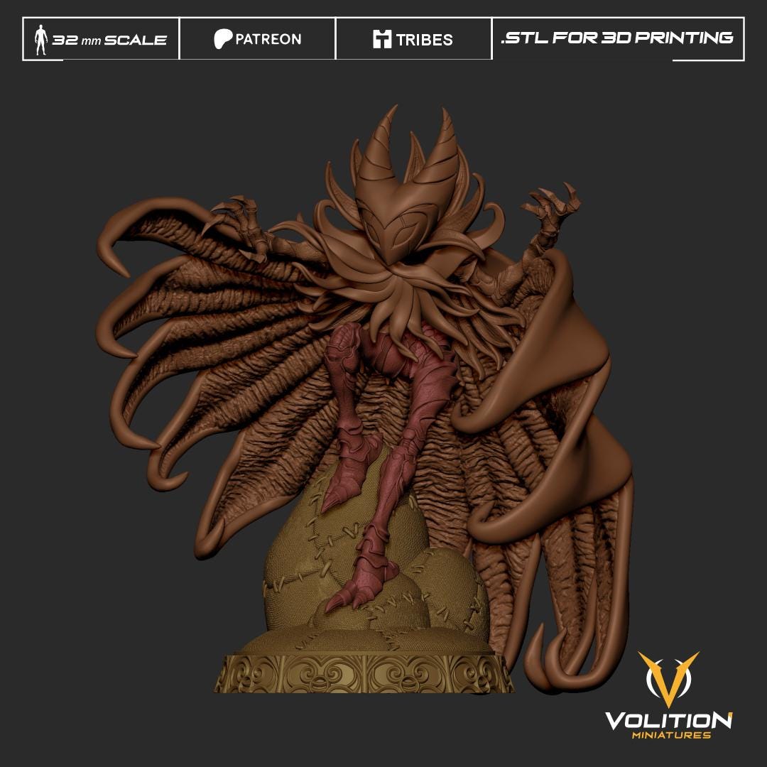 King of Dark Dreams Figure - 28mm / 32mm / 36mm / 1:10 - Volition Miniatures - Resin Printed Figurine for TTRPGs and Board Games