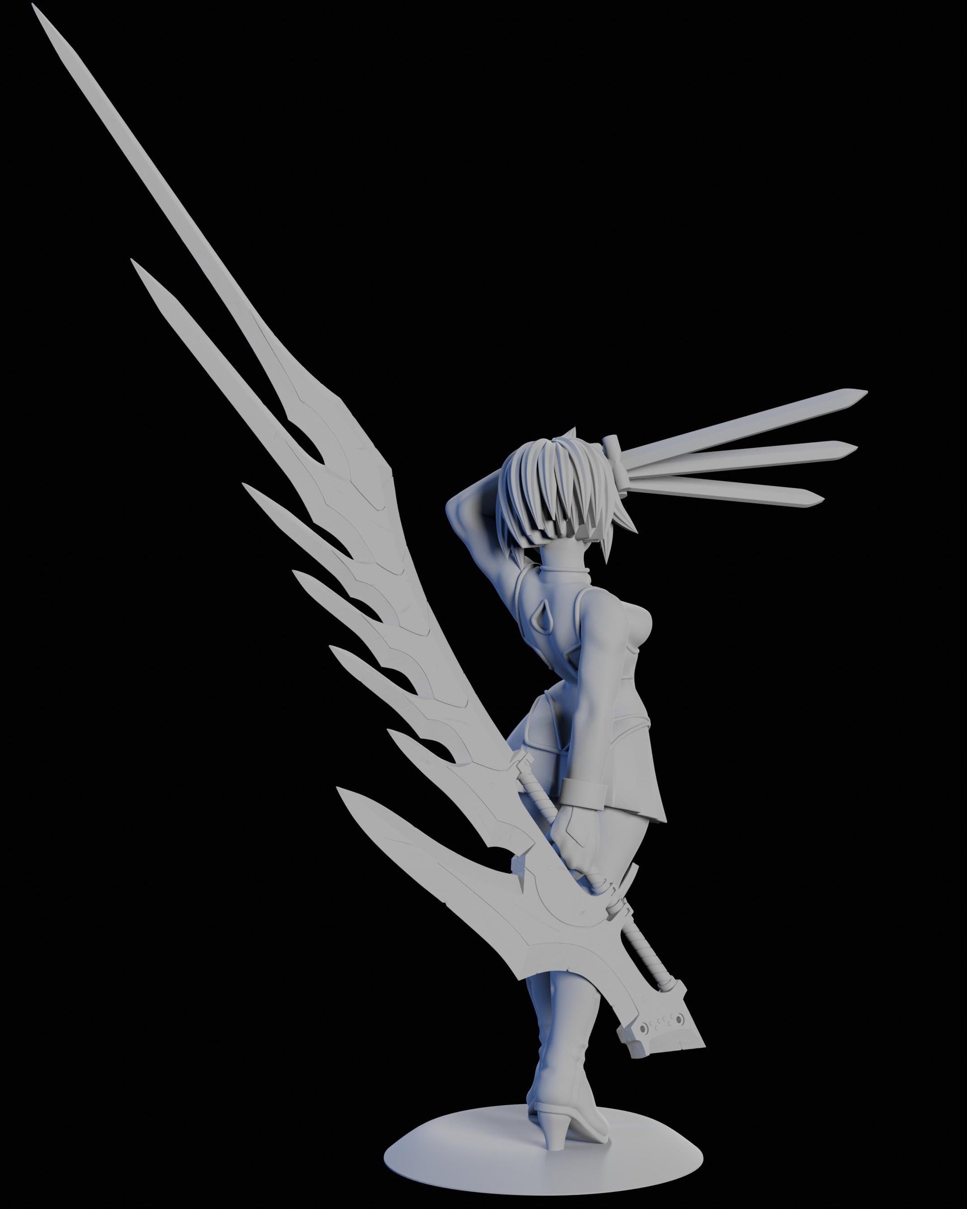 Holy Executor Miniature - 28mm / 32mm / 36mm - Ethan Savage Studios - Unpainted Resin Printed Figure for D&D, TTRPGs, and Board Games