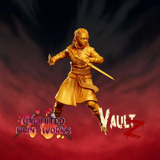 Avelyn Miniature - 28mm / 32mm / 36mm - VaultZ - Resin Printed Figures for D&D, TTRPGs, Zombicide, and Board Games
