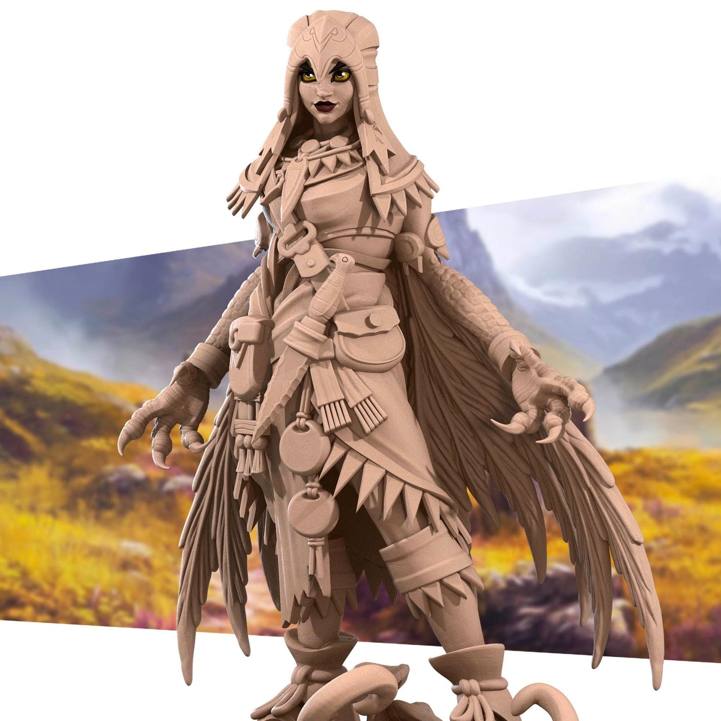Human Shifter Miniature - 28mm / 32mm / 36mm - Bite the Bullet - Resin Printed Figure for D&D, TTRPGs, and Board Games