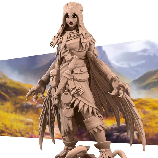 Human Shifter Miniature - 28mm / 32mm / 36mm - Bite the Bullet - Resin Printed Figure for D&D, TTRPGs, and Board Games