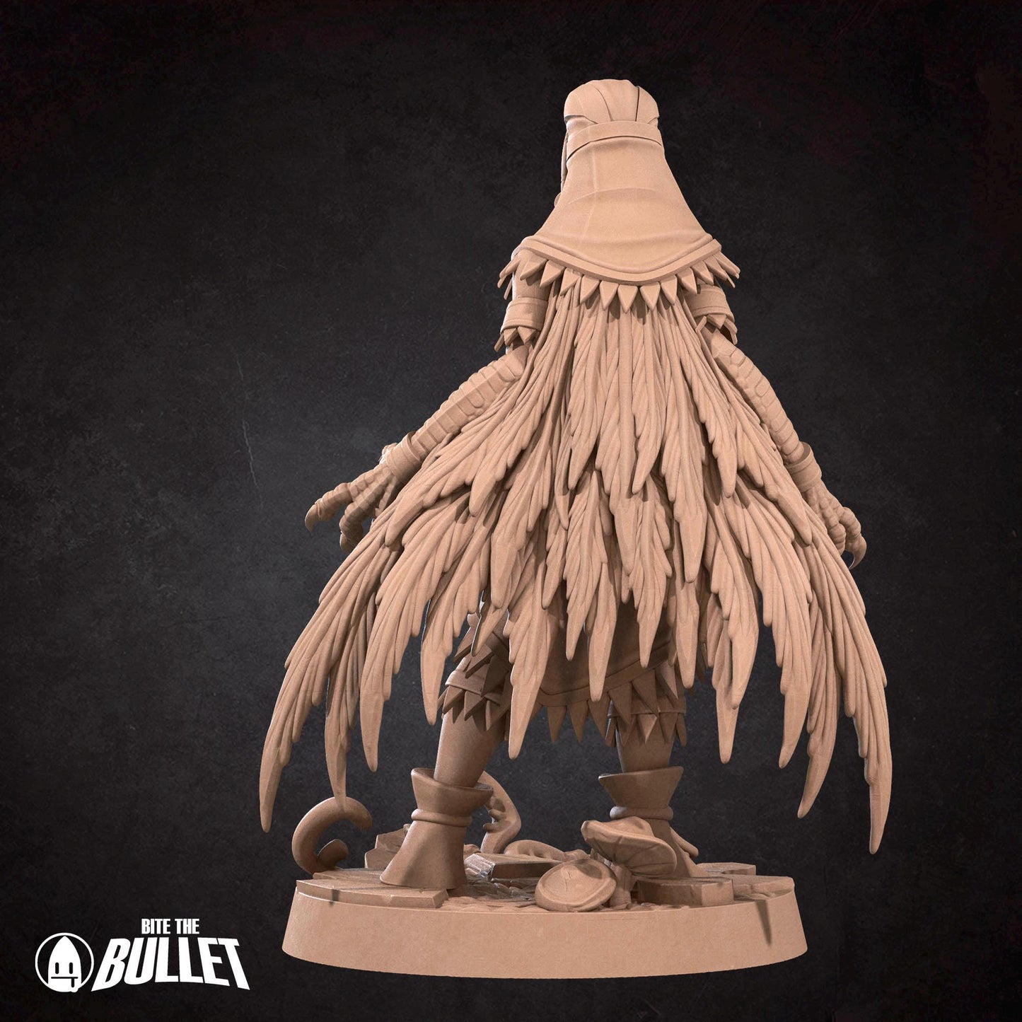 Human Shifter Miniature - 28mm / 32mm / 36mm - Bite the Bullet - Resin Printed Figure for D&D, TTRPGs, and Board Games