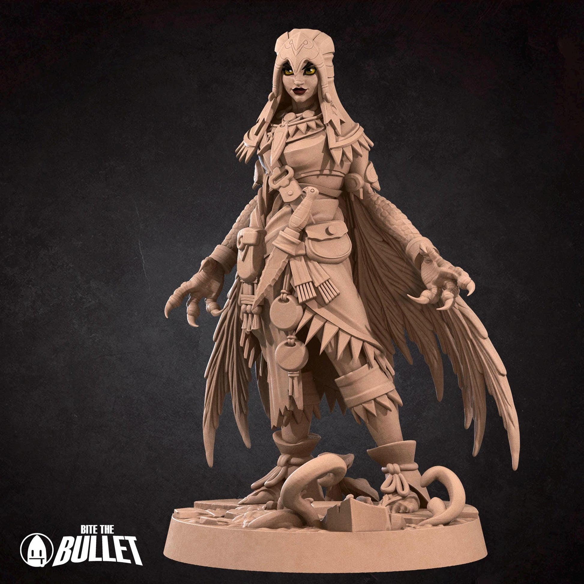 Human Shifter Miniature - 28mm / 32mm / 36mm - Bite the Bullet - Resin Printed Figure for D&D, TTRPGs, and Board Games