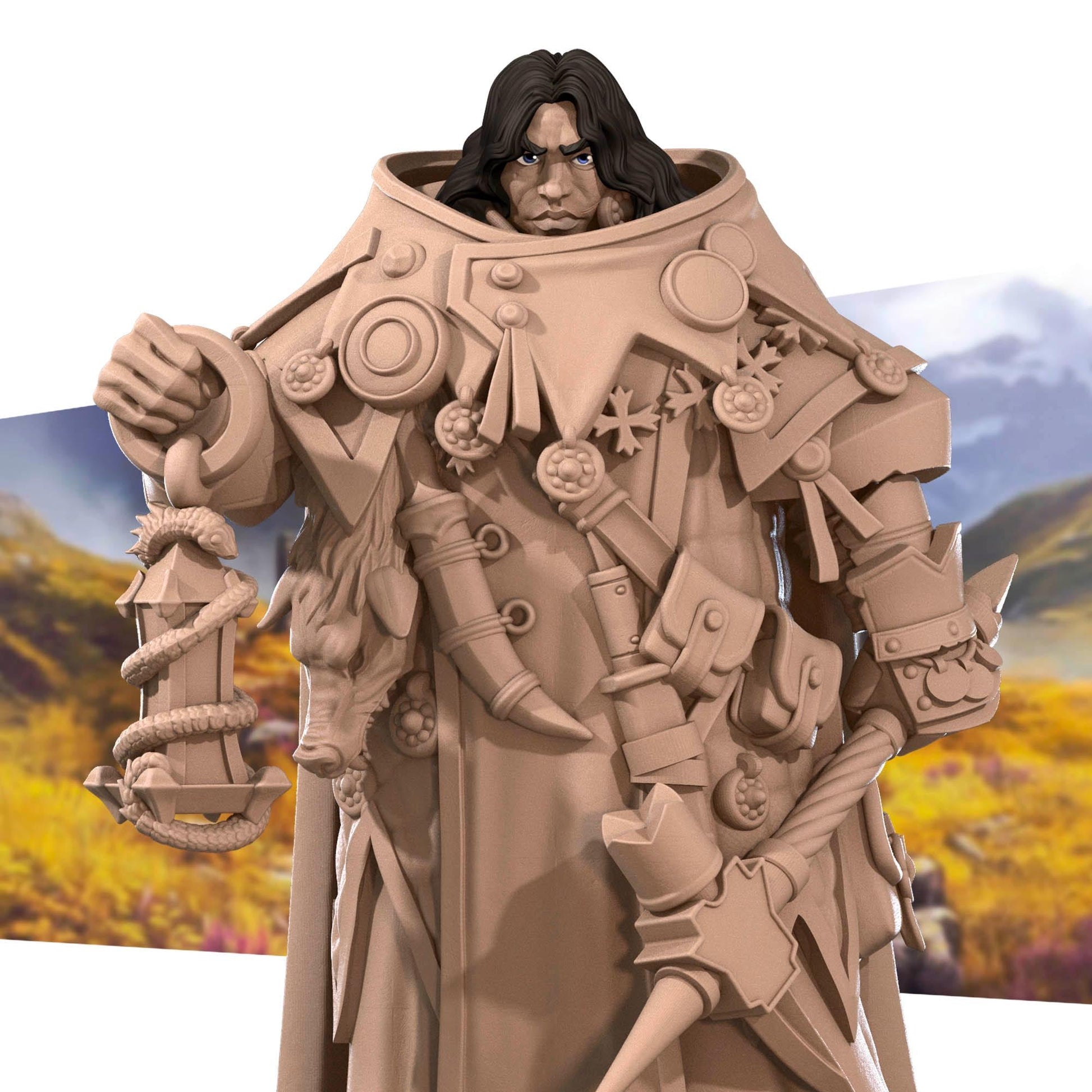 Human Thaumaturge Miniature - 28mm / 32mm / 36mm - Bite the Bullet - Resin Printed Figure for D&D, TTRPGs, and Board Games