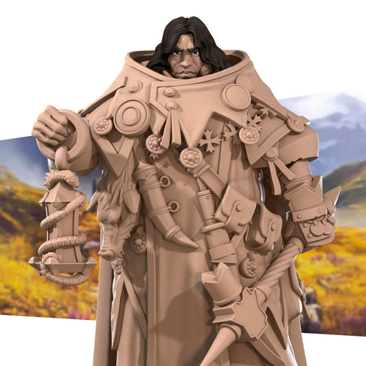 Human Thaumaturge Miniature - 28mm / 32mm / 36mm - Bite the Bullet - Resin Printed Figure for D&D, TTRPGs, and Board Games