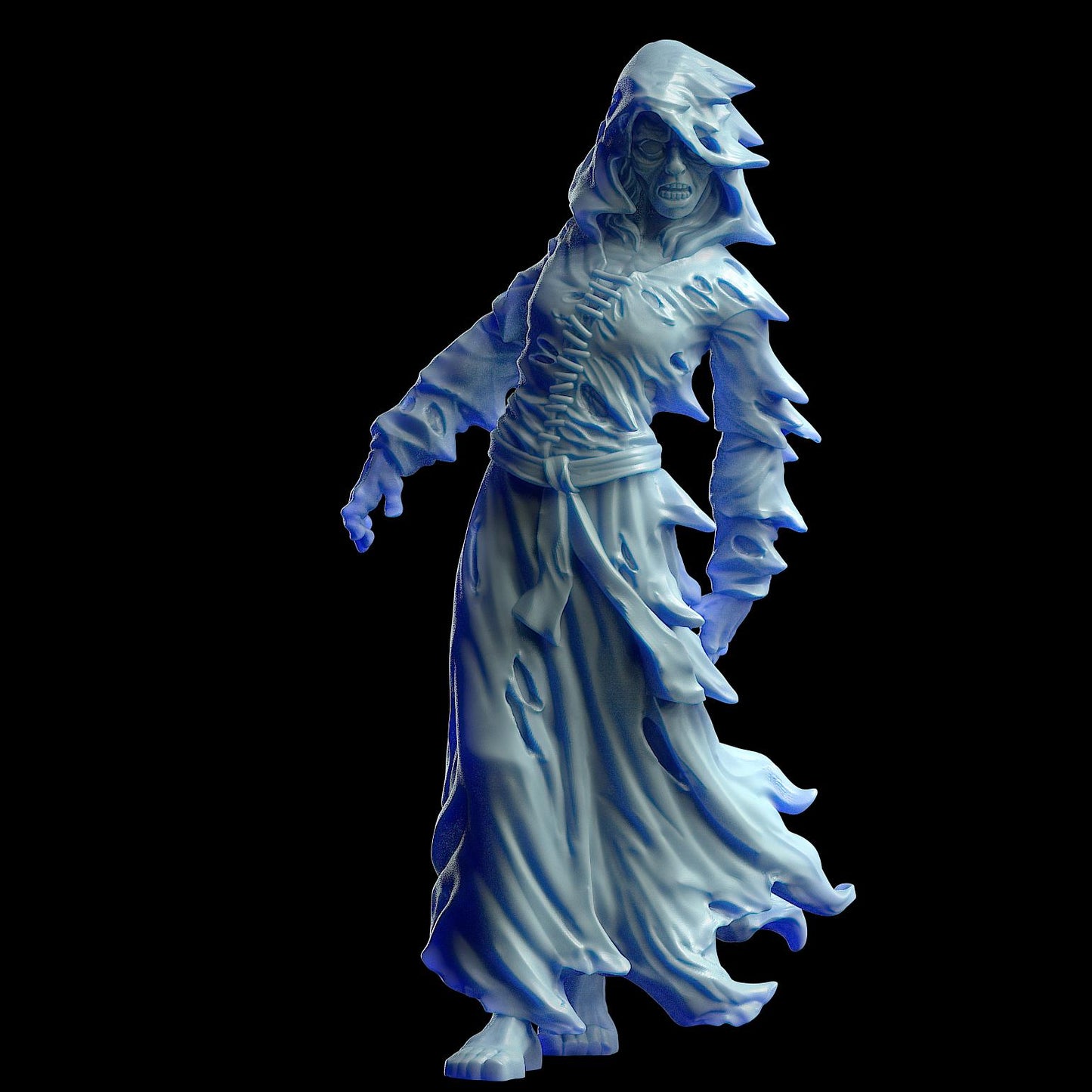 Frozen Zombie Miniature (5 Variations) - 28mm / 32mm / 36mm - VaultZ - Resin Printed Figures for D&D, TTRPGs, Zombicide, and Board Games