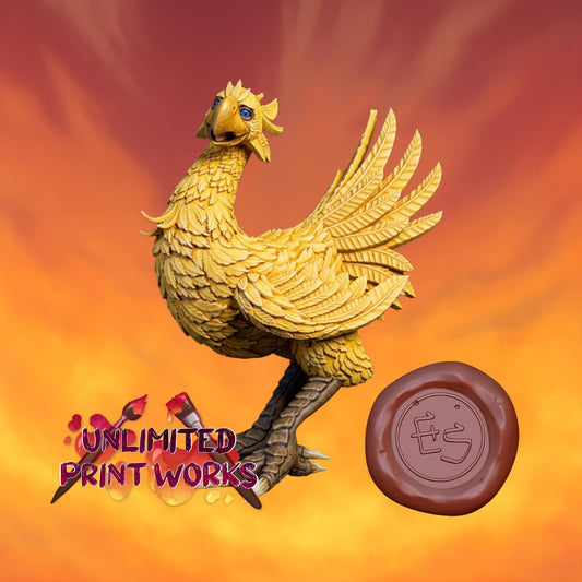 Big Bird Miniature - 28mm / 32mm / 36mm / 75mm - Ethan Savage Studios - Unpainted Resin Printed Figure for D&D, TTRPGs, and Board Games