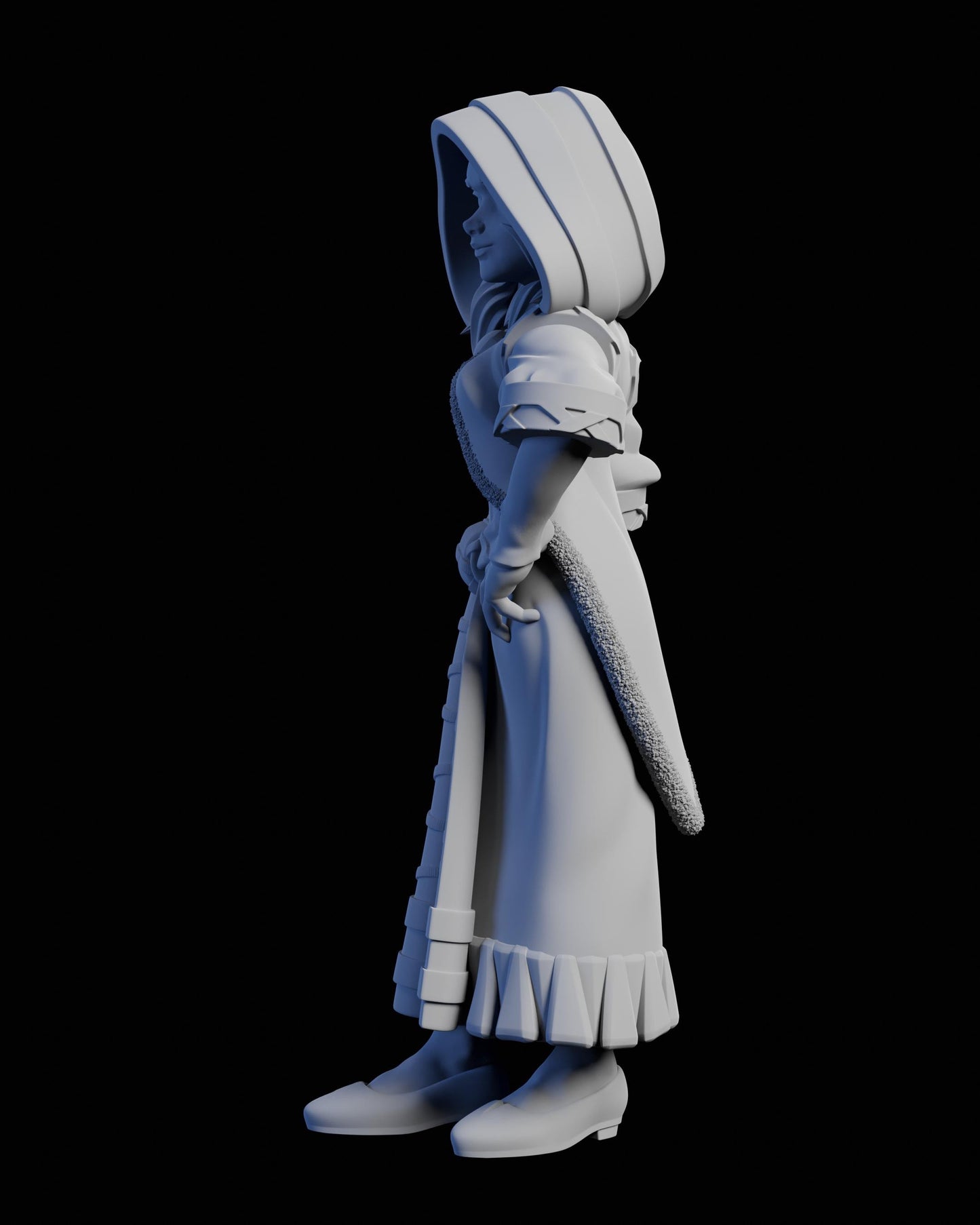 Jessica Miniature - 28mm / 32mm / 36mm / 75mm - Ethan Savage Studios - Unpainted Resin Printed Figure for D&D, TTRPGs, and Board Games
