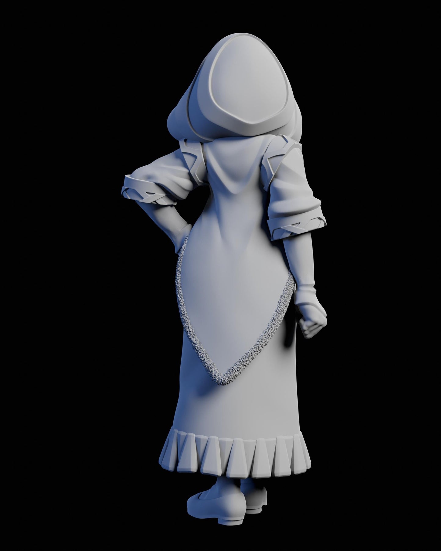 Jessica Miniature - 28mm / 32mm / 36mm / 75mm - Ethan Savage Studios - Unpainted Resin Printed Figure for D&D, TTRPGs, and Board Games