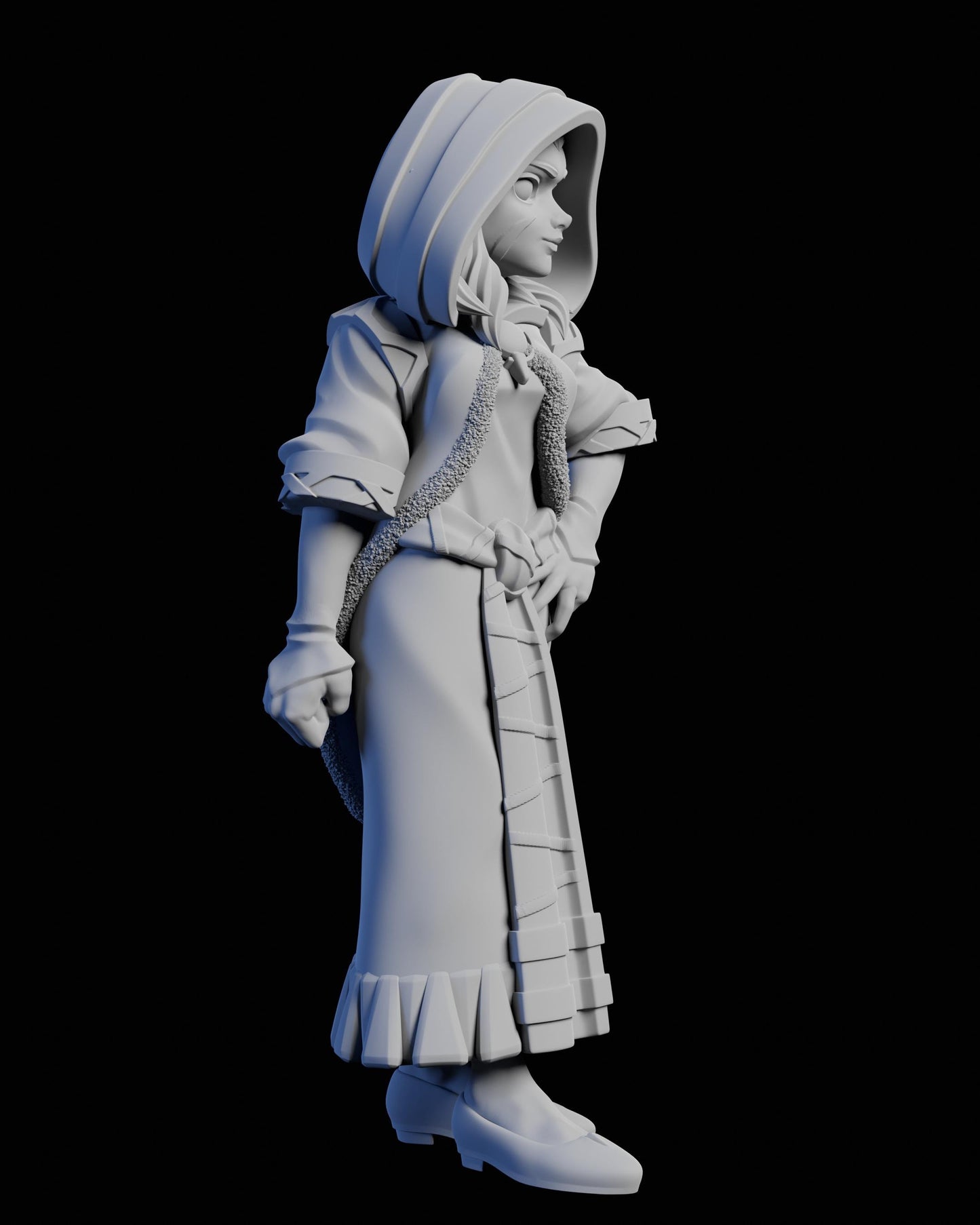 Jessica Miniature - 28mm / 32mm / 36mm / 75mm - Ethan Savage Studios - Unpainted Resin Printed Figure for D&D, TTRPGs, and Board Games