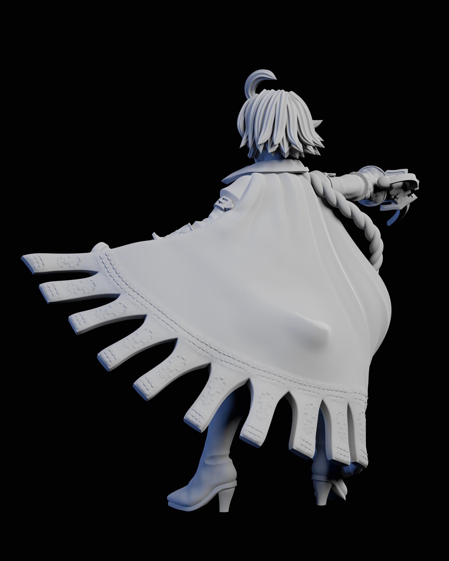 Crimson Whirlwind Miniature - 28mm / 32mm / 36mm / 75mm - Ethan Savage Studios - Unpainted Resin Printed Figure for TTRPGs, and Board Games