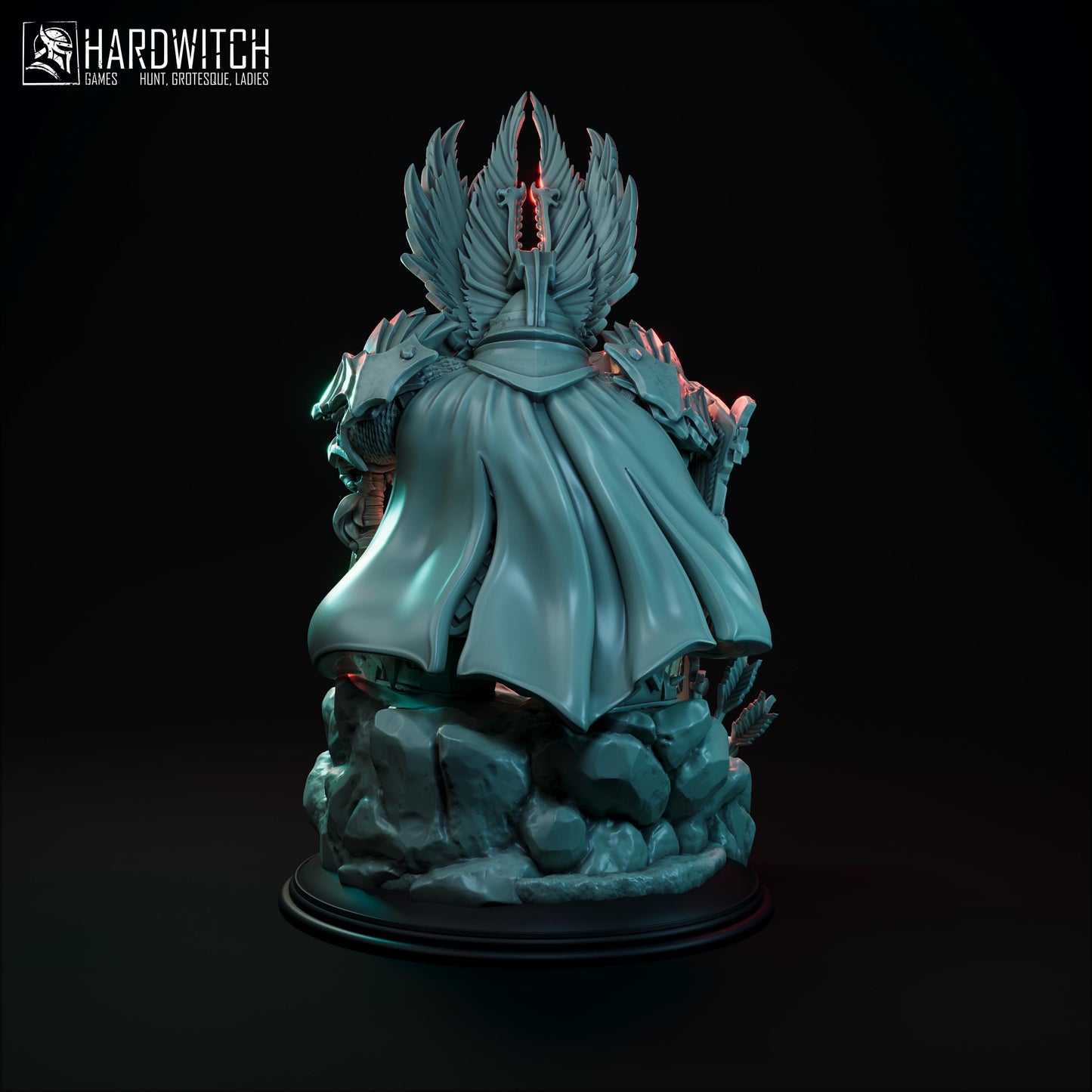 Berd Ironbrow Miniature - 28mm / 32mm / 36mm / 75mm - HardWitch Games - Resin Printed Figure for D&D, TTRPGs, and Board Gaming