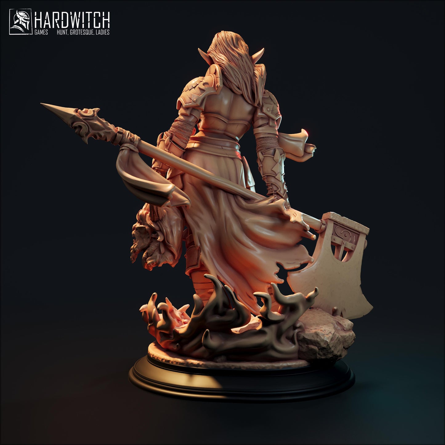 Tada Ragam Miniature - 28mm / 32mm / 36mm / 75mm - HardWitch Games - Resin Printed Figure for D&D, TTRPGs, and Board Gaming