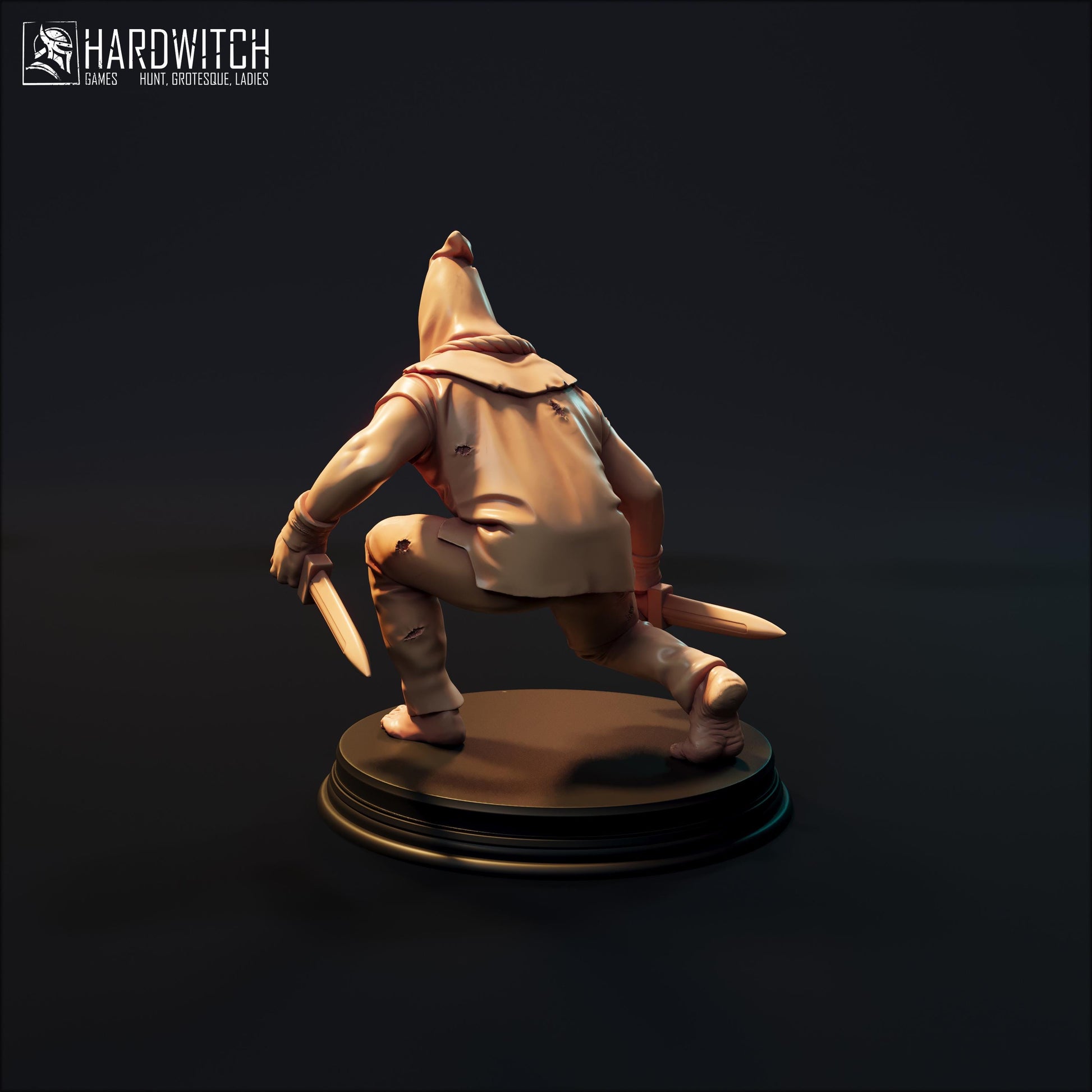 Prisoner Miniature Set - 28mm / 32mm / 36mm - HardWitch Games - Resin Printed Figure for D&D, TTRPGs, and Board Games