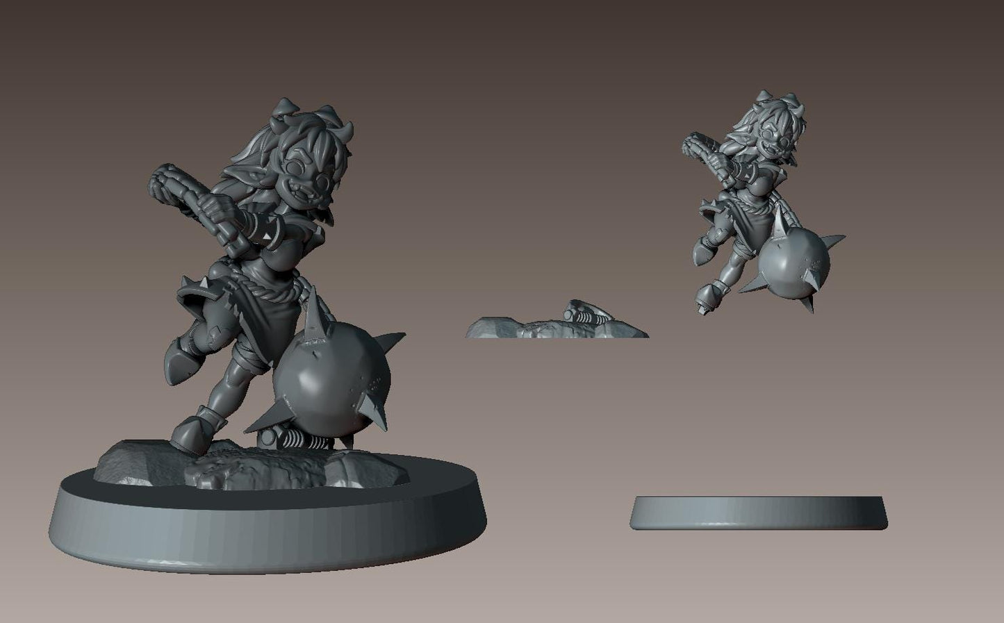 Fungia the Loon Miniature - 28mm / 32mm / 36mm - LPOMC - Unpainted Resin Printed Figure for D&D, TTRPGs, and Board Games