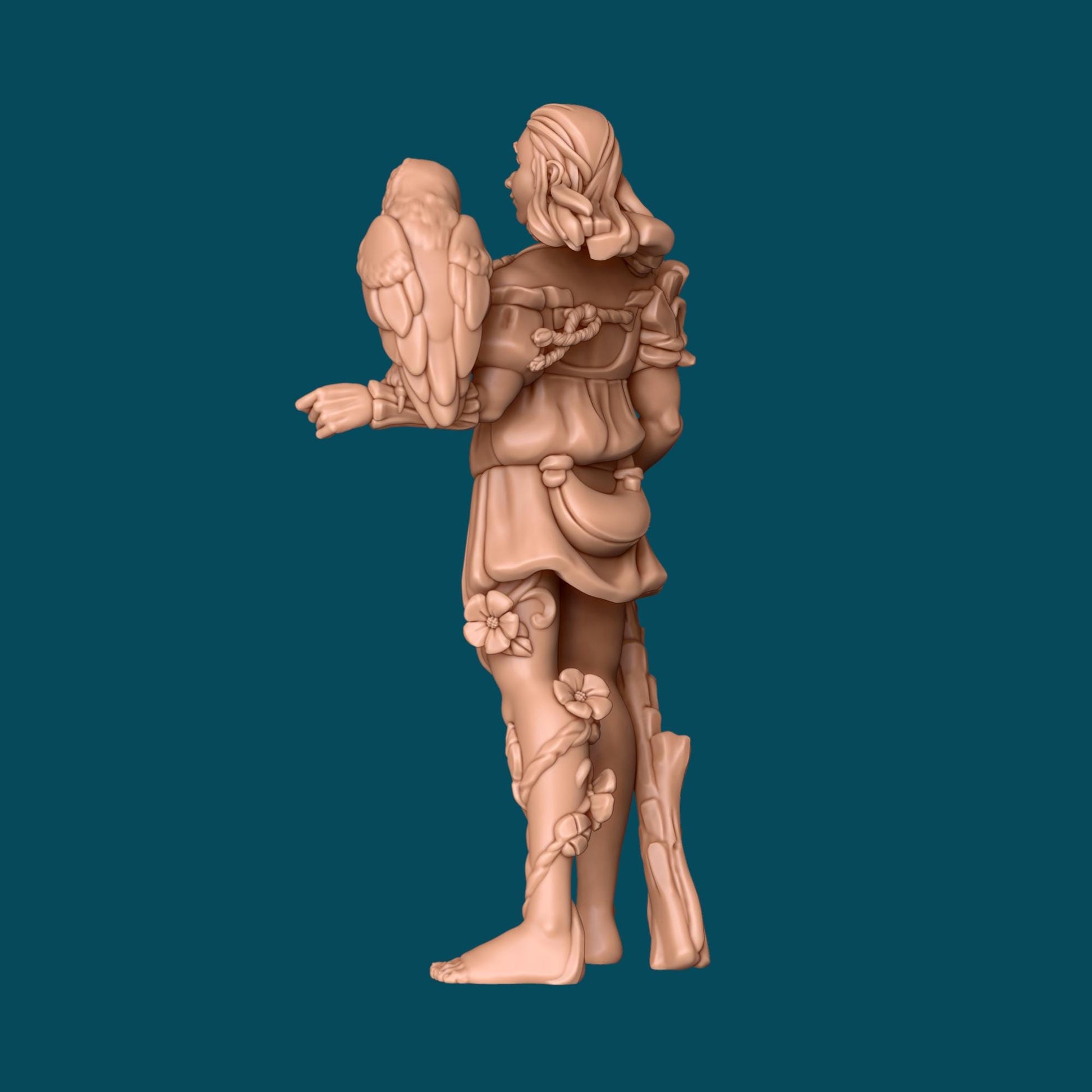 Conifer, Cyclops Druid Miniature - Awkward Penguin’s Minis - 28mm / 32mm / 36mm - Resin Printed Figure for TTRPGs and Painting