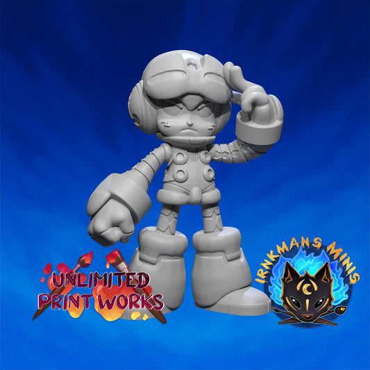 Redash Ruiner Miniature - 28mm / 32mm / 36mm / 75mm - Irnkman's Minis - Unpainted Resin Printed Figure for D&D, TTRPGs, and Board Games