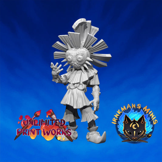 Forest Child Miniature - 28mm / 32mm / 36mm / 75mm - Irnkman's Minis - Unpainted Resin Printed Figure for D&D, TTRPGs, and Board Games
