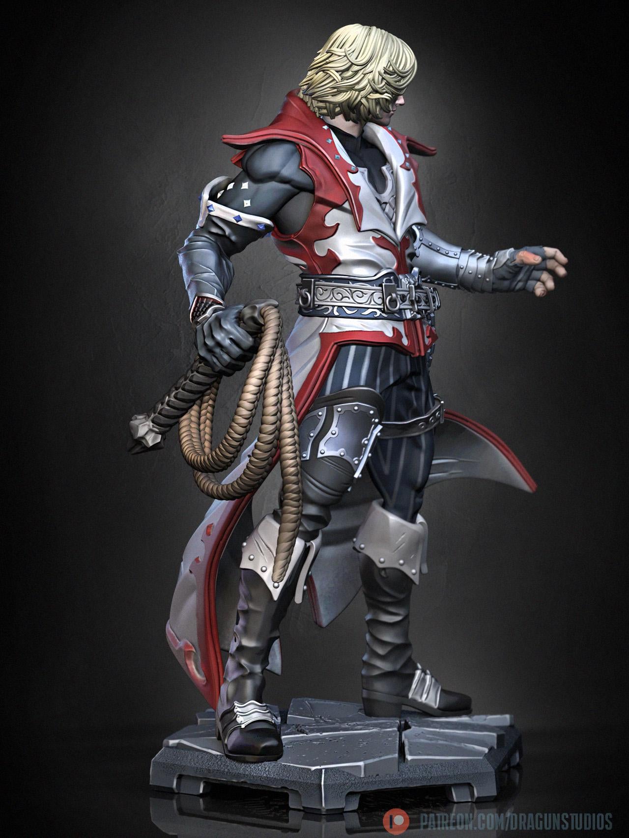 Vampire Knight Miniature - 28mm / 32mm / 36mm / 75mm - DraGun - Resin Printed Figure for TTRPGs and Board Games