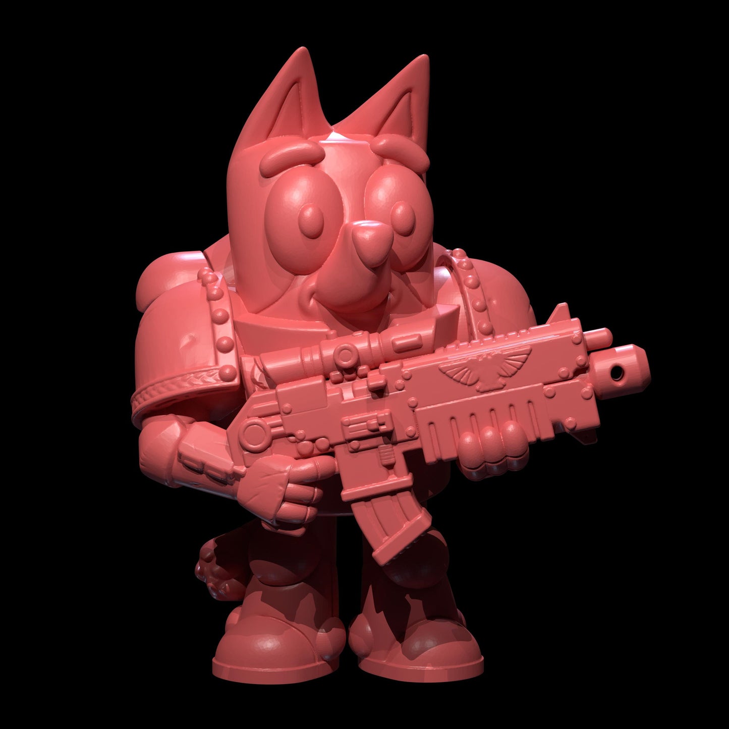 Dog of the Empire Miniature - 28mm / 32mm / 36mm / 75mm - Irnkman's Minis - Unpainted Resin Printed Figure for D&D, TTRPGs, and Board Games