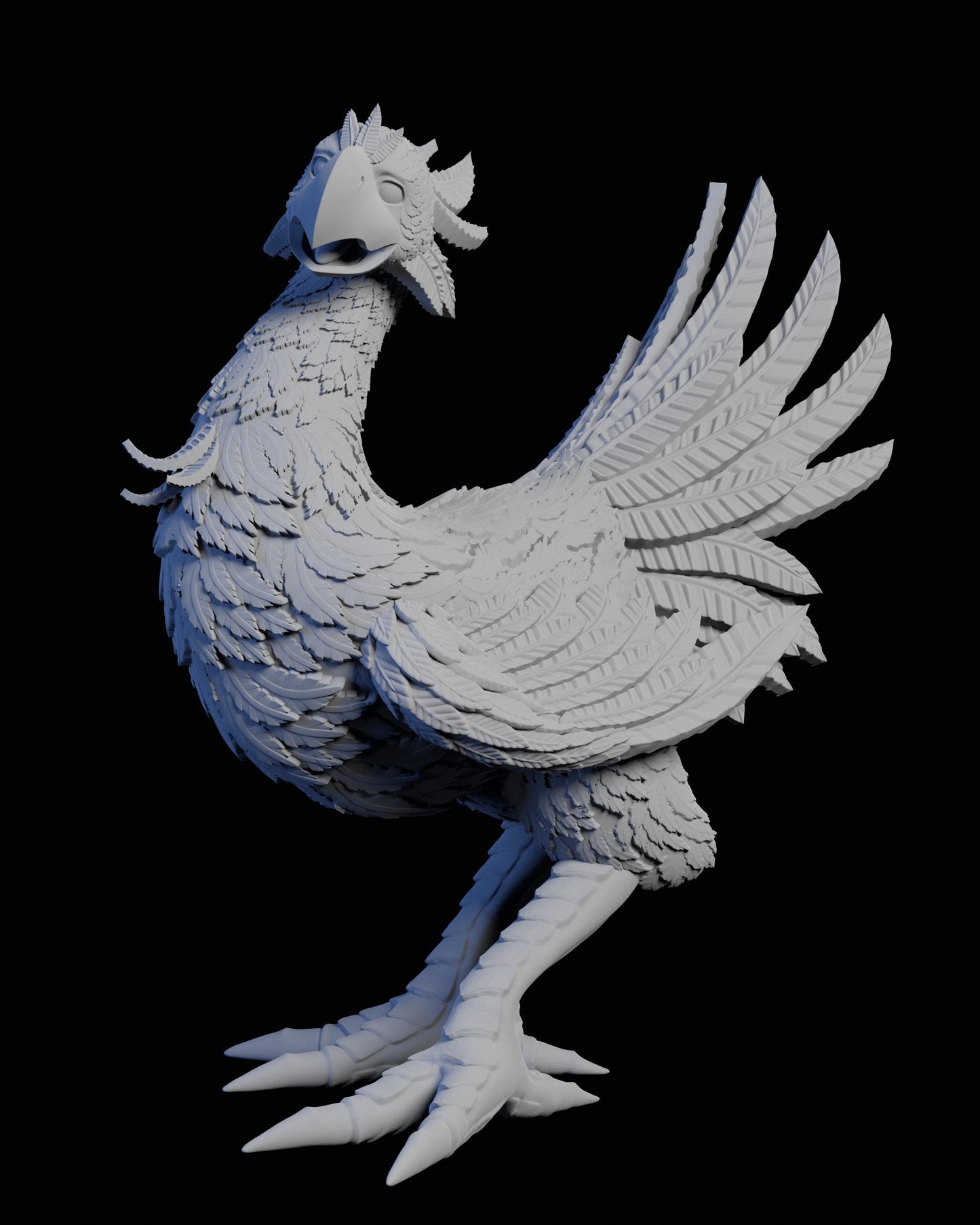 Big Bird Miniature - 28mm / 32mm / 36mm / 75mm - Ethan Savage Studios - Unpainted Resin Printed Figure for D&D, TTRPGs, and Board Games