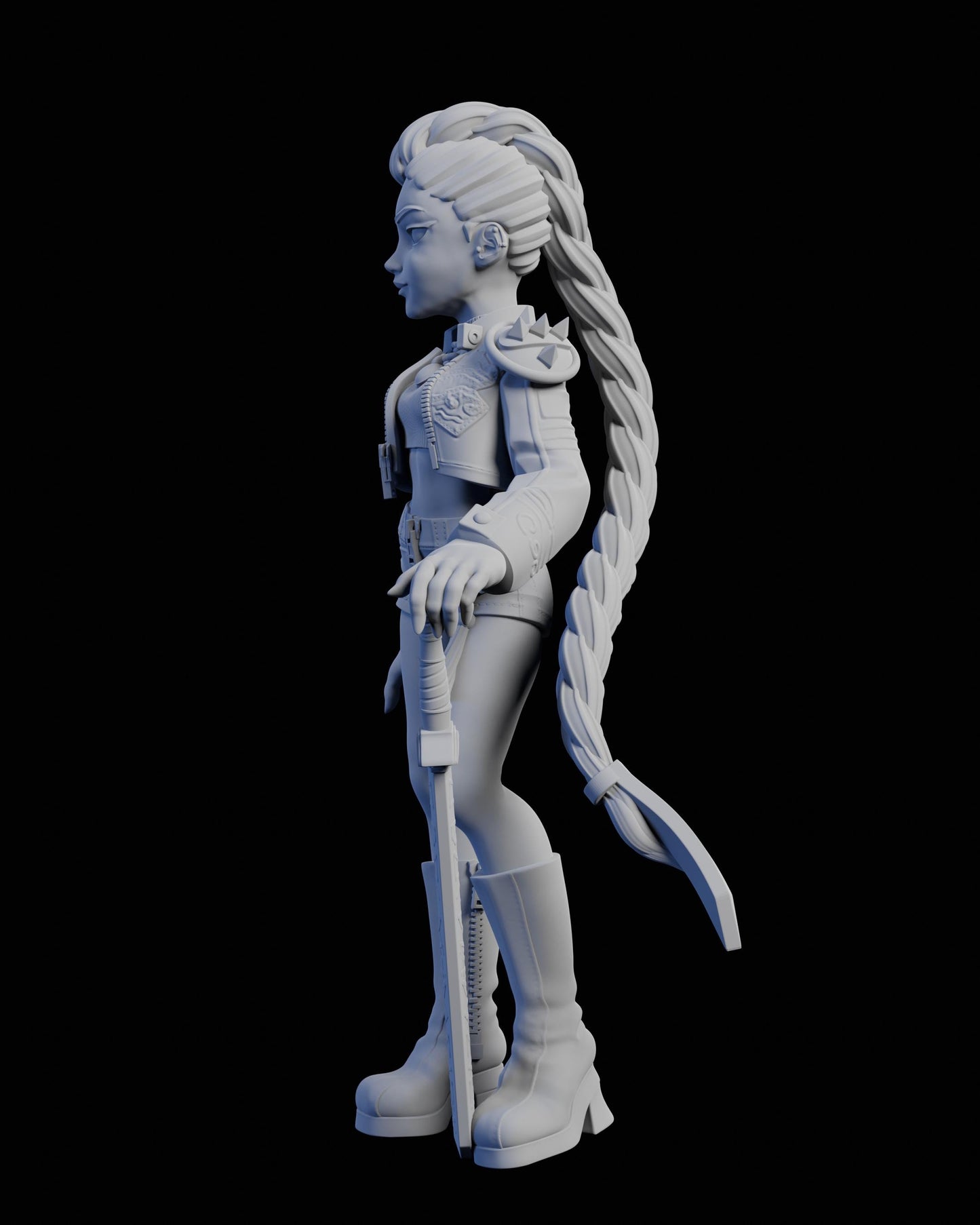 VALKYR//E Leader Miniature - 28mm / 32mm / 36mm / 75mm - Ethan Savage Studios - Unpainted Resin Printed Figure for TTRPGs, and Board Games