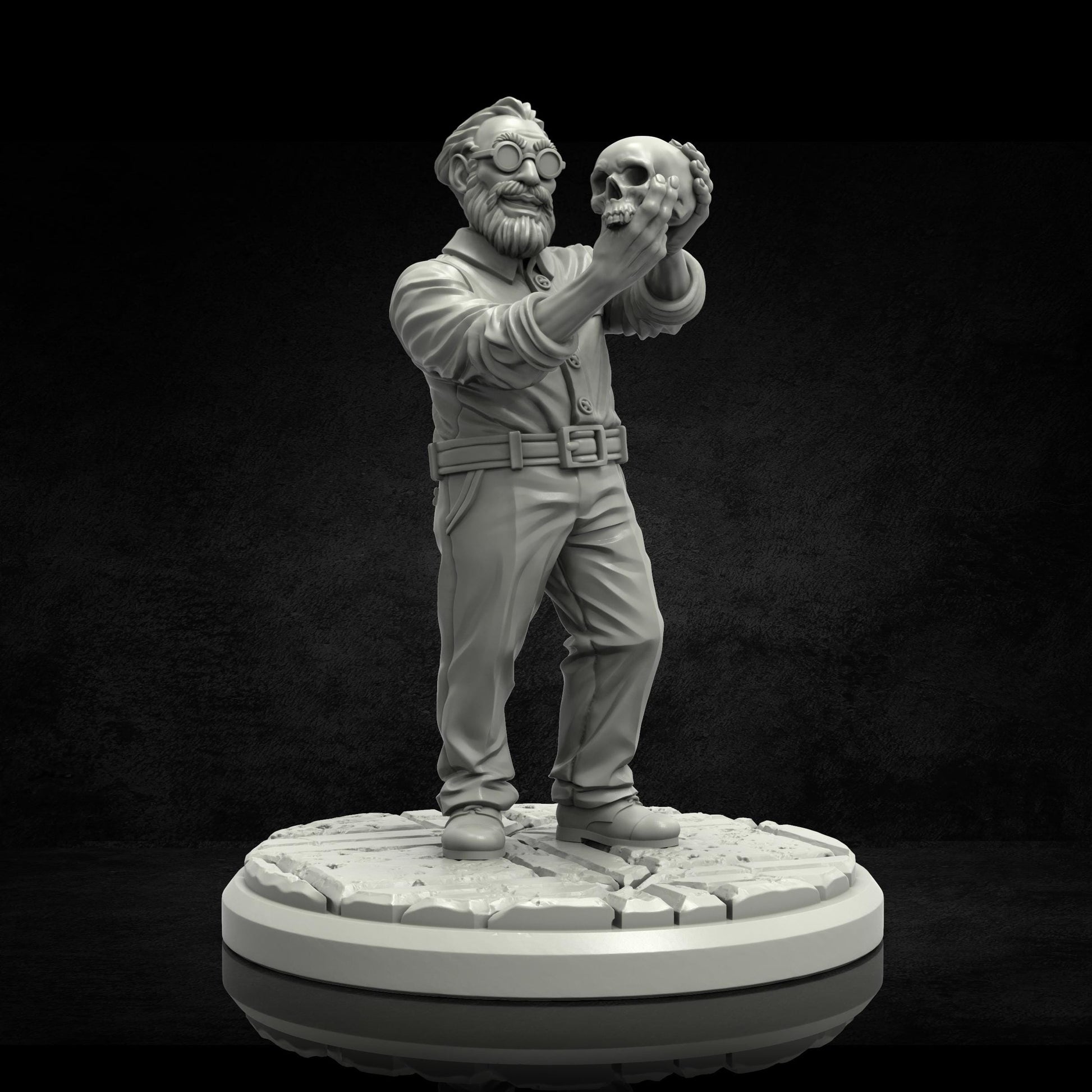 Docent Miniature - 28mm / 32mm / 36mm - Adaevy Creations - Resin Printed Figure for Arkham Horror