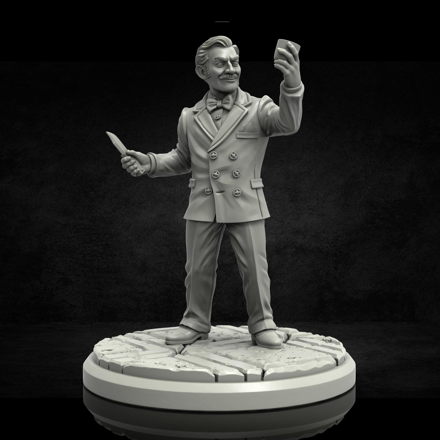 Producer Miniature (2 Variations) - 28mm / 32mm / 36mm - Adaevy Creations - Resin Printed Figure for Arkham Horror