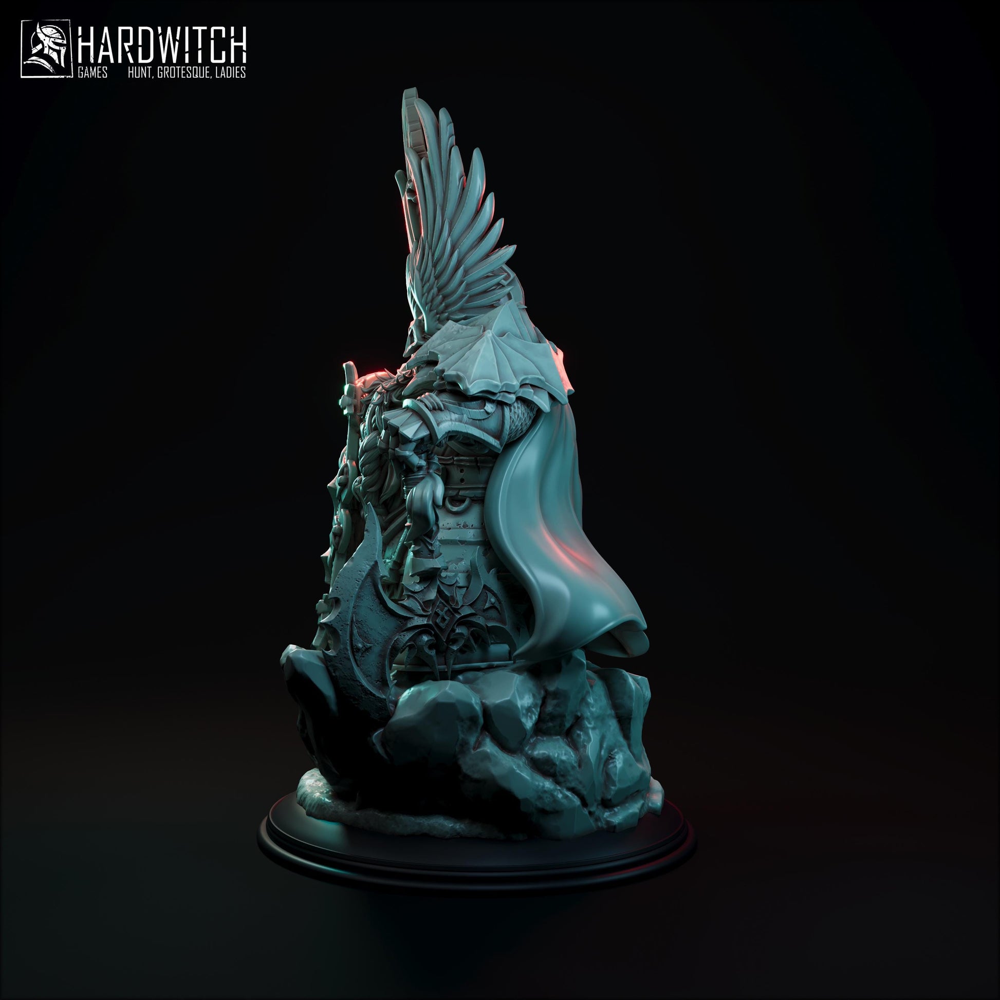 Berd Ironbrow Miniature - 28mm / 32mm / 36mm / 75mm - HardWitch Games - Resin Printed Figure for D&D, TTRPGs, and Board Gaming