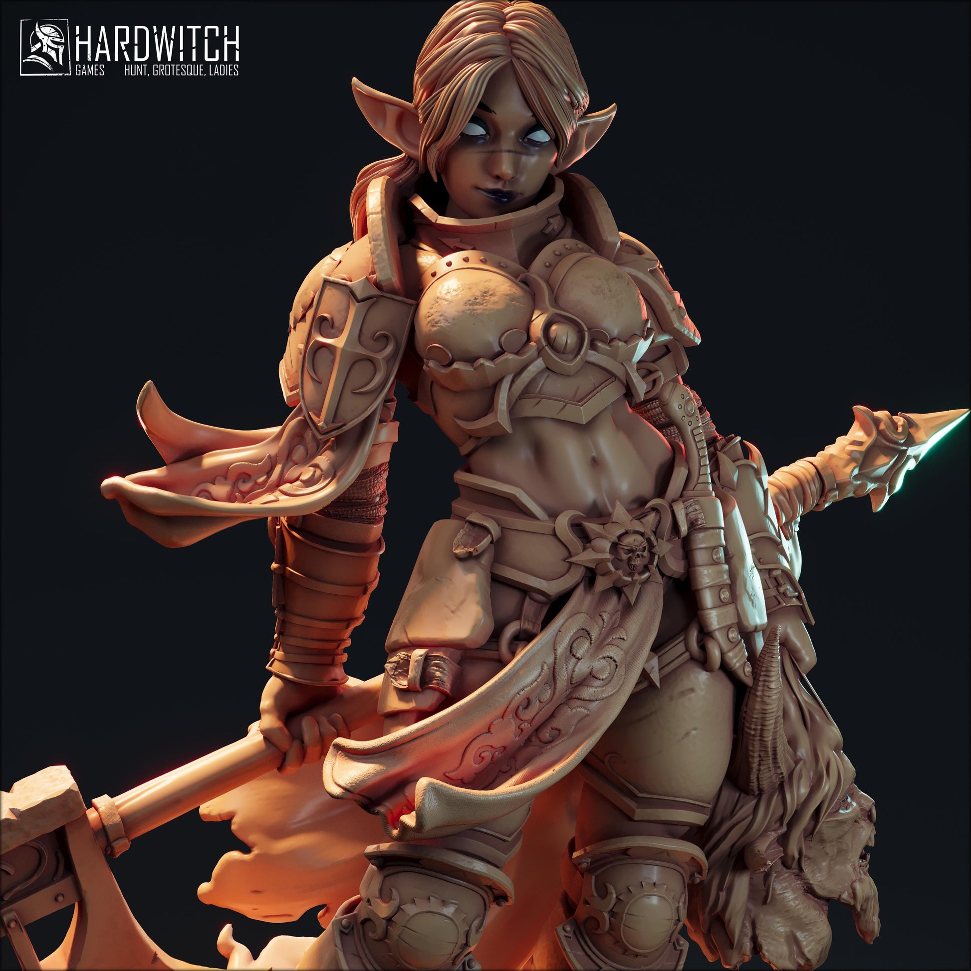 Tada Ragam Miniature - 28mm / 32mm / 36mm / 75mm - HardWitch Games - Resin Printed Figure for D&D, TTRPGs, and Board Gaming