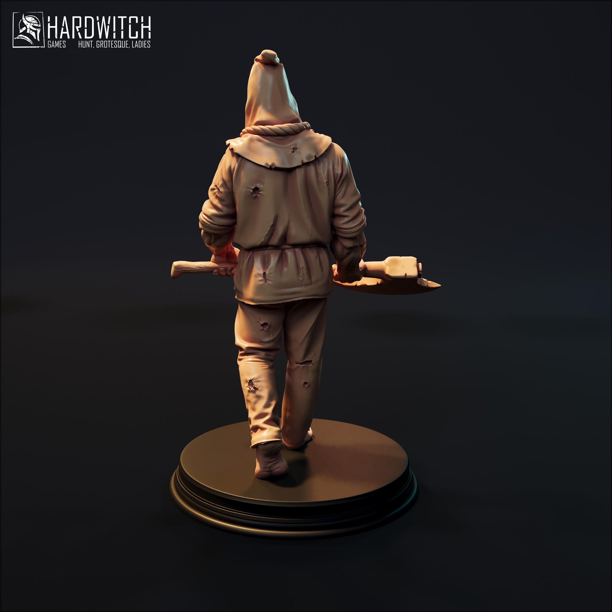 Prisoner Miniature Set - 28mm / 32mm / 36mm - HardWitch Games - Resin Printed Figure for D&D, TTRPGs, and Board Games