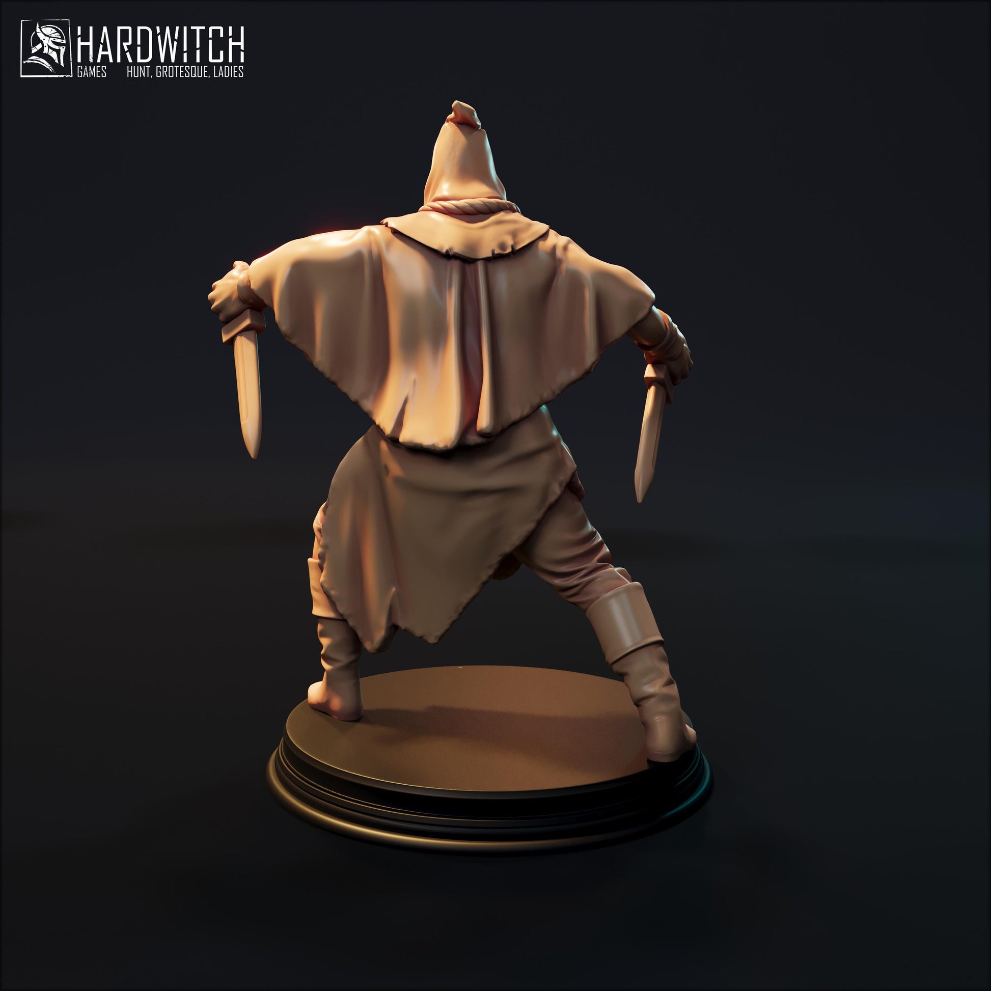 Prisoner Miniature Set - 28mm / 32mm / 36mm - HardWitch Games - Resin Printed Figure for D&D, TTRPGs, and Board Games