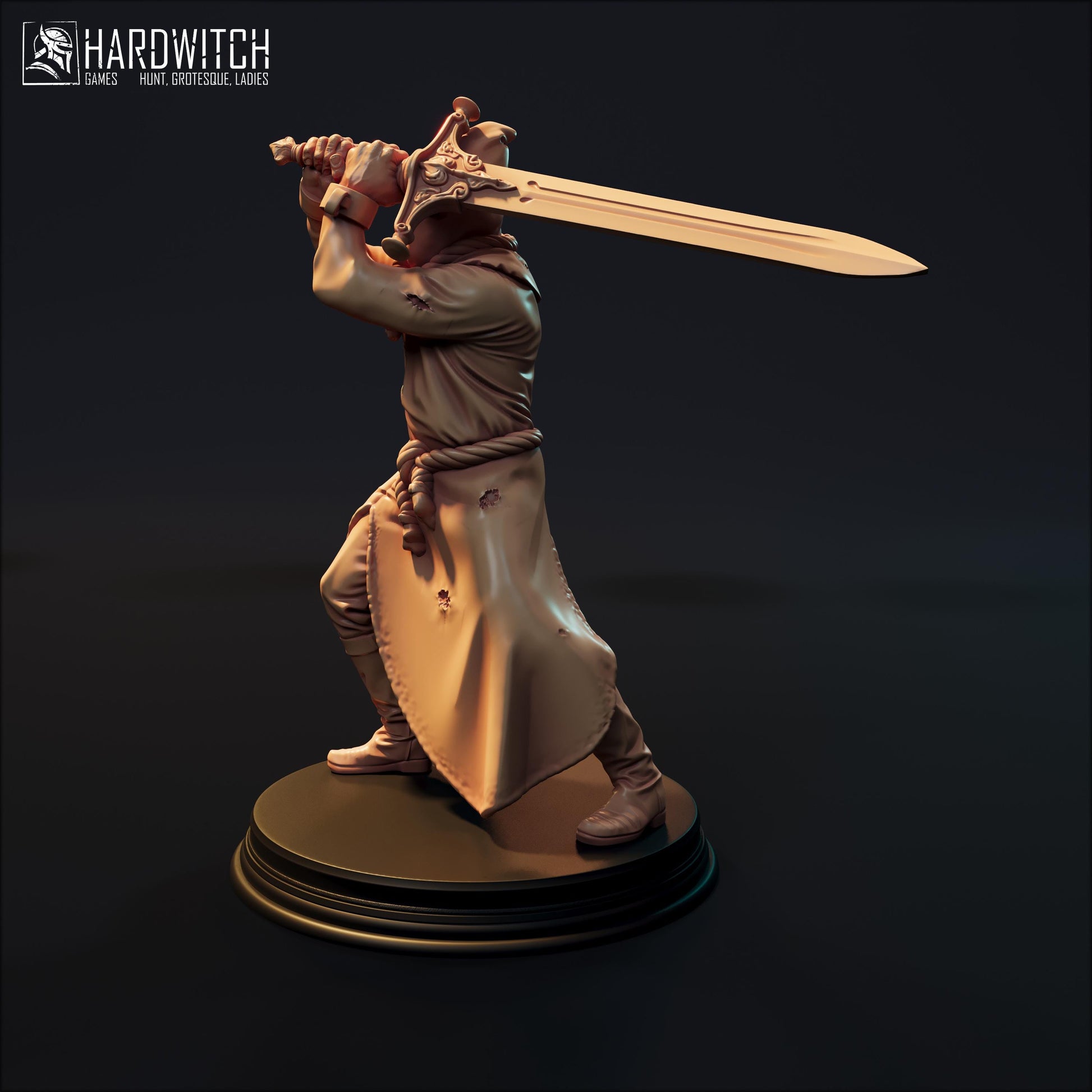 Prisoner Miniature Set - 28mm / 32mm / 36mm - HardWitch Games - Resin Printed Figure for D&D, TTRPGs, and Board Games