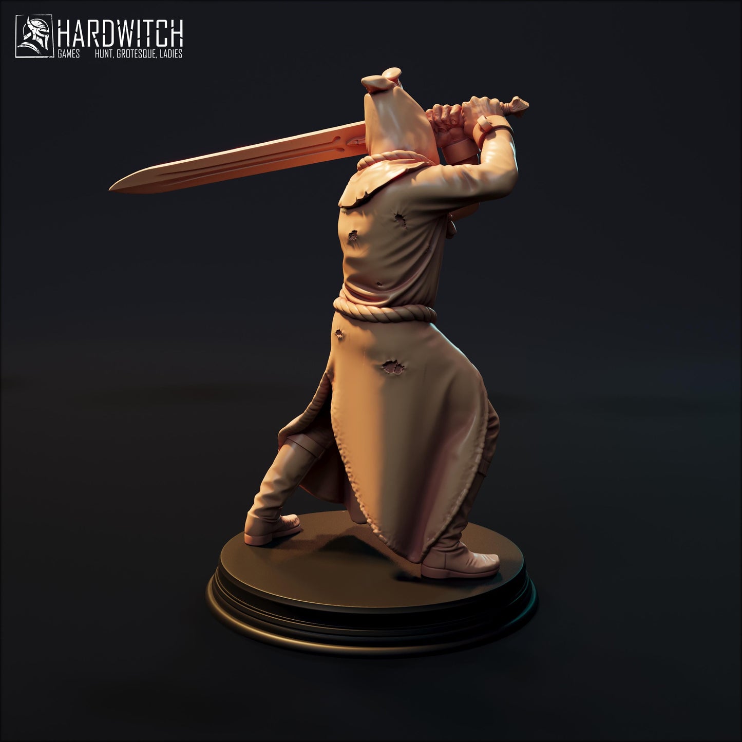 Prisoner Miniature Set - 28mm / 32mm / 36mm - HardWitch Games - Resin Printed Figure for D&D, TTRPGs, and Board Games