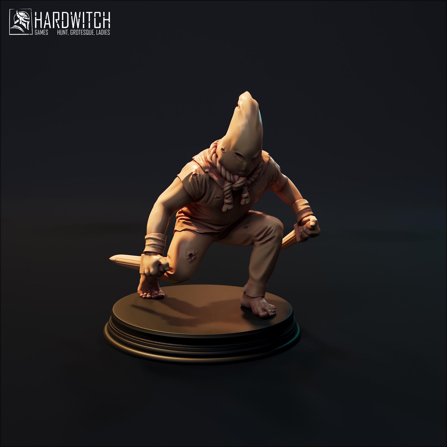 Prisoner Miniature Set - 28mm / 32mm / 36mm - HardWitch Games - Resin Printed Figure for D&D, TTRPGs, and Board Games