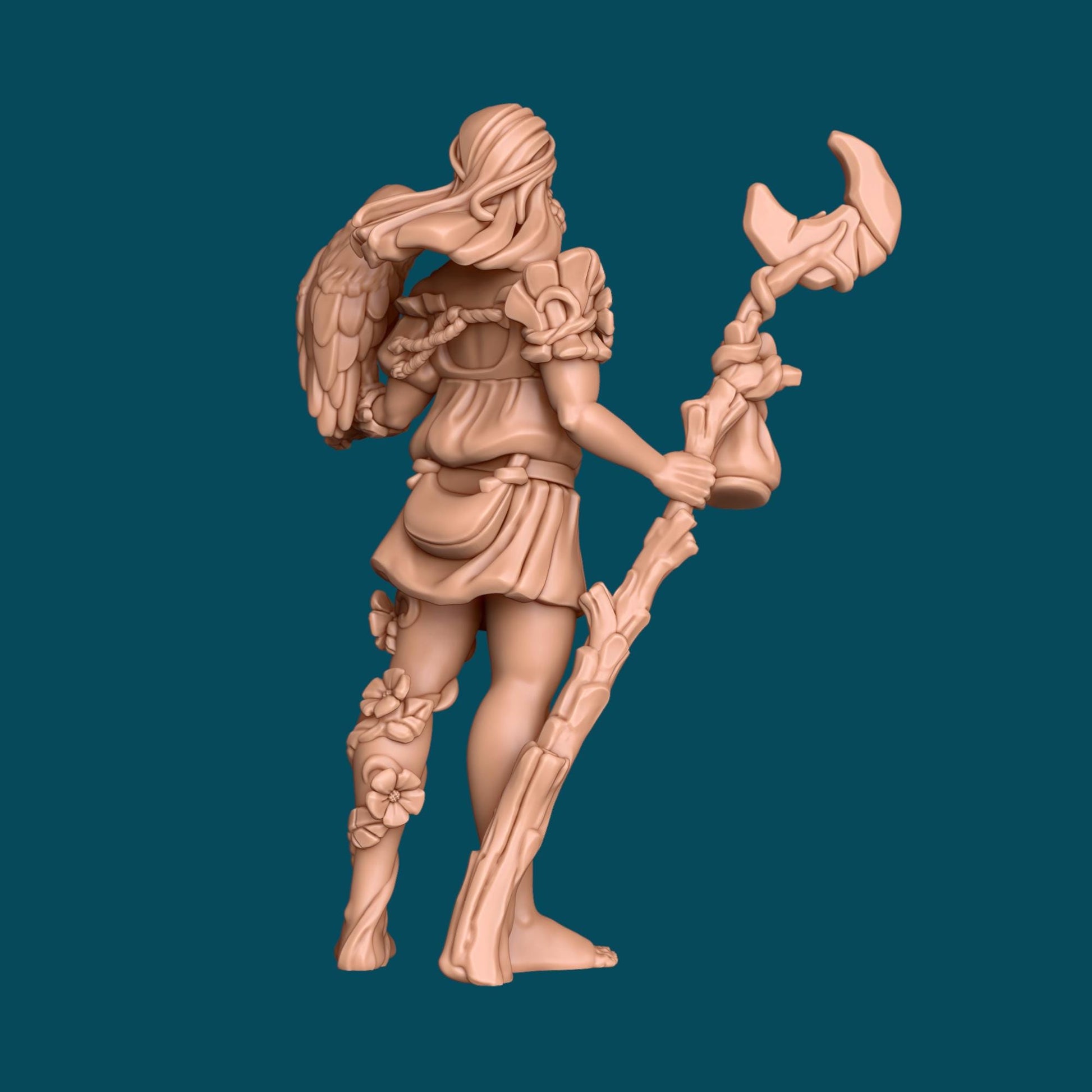 Conifer, Cyclops Druid Miniature - Awkward Penguin’s Minis - 28mm / 32mm / 36mm - Resin Printed Figure for TTRPGs and Painting