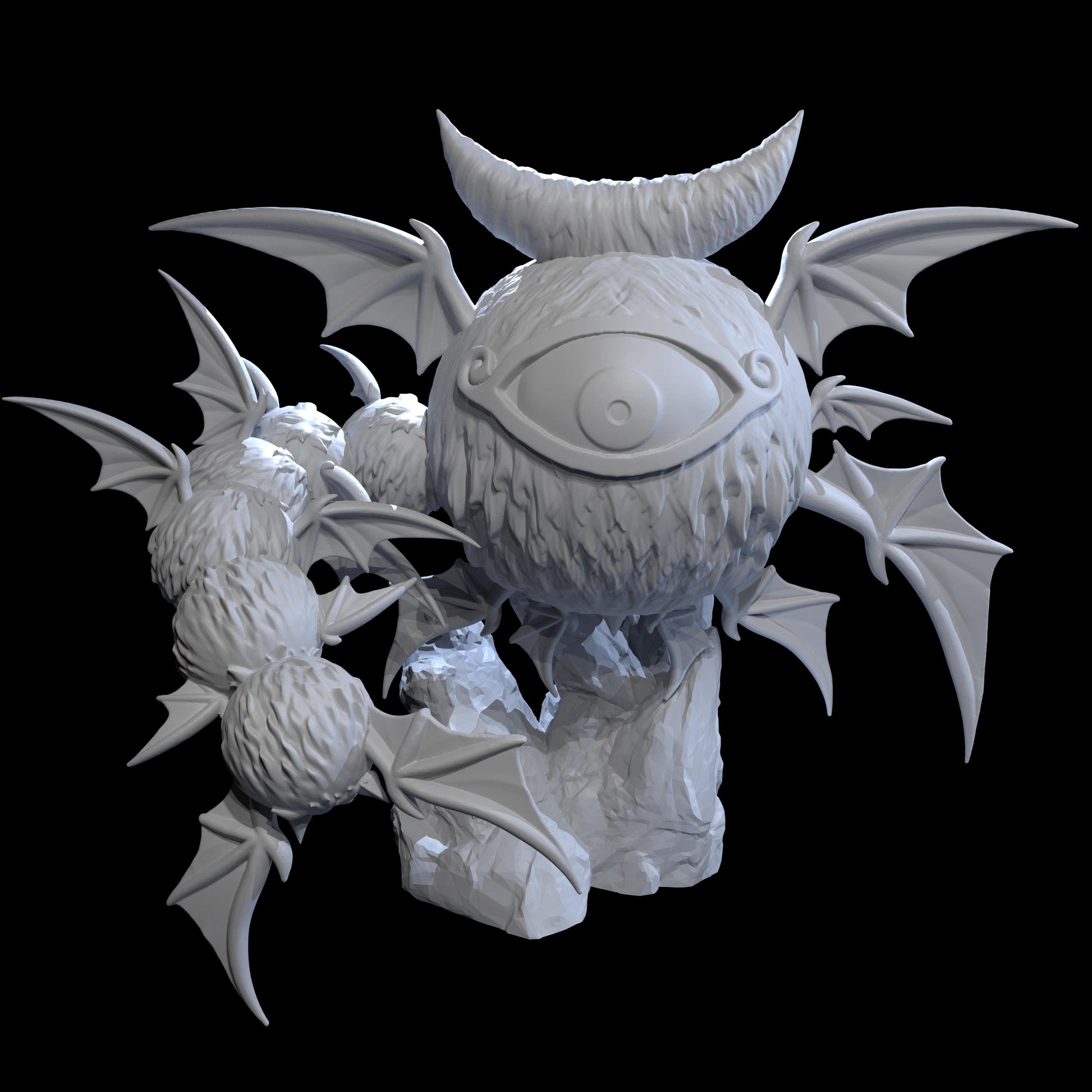 Eyeball Demon Miniature - 28mm / 32mm / 36mm - Irnkman's Minis - Unpainted Resin Printed Figure for D&D, TTRPGs, and Board Games