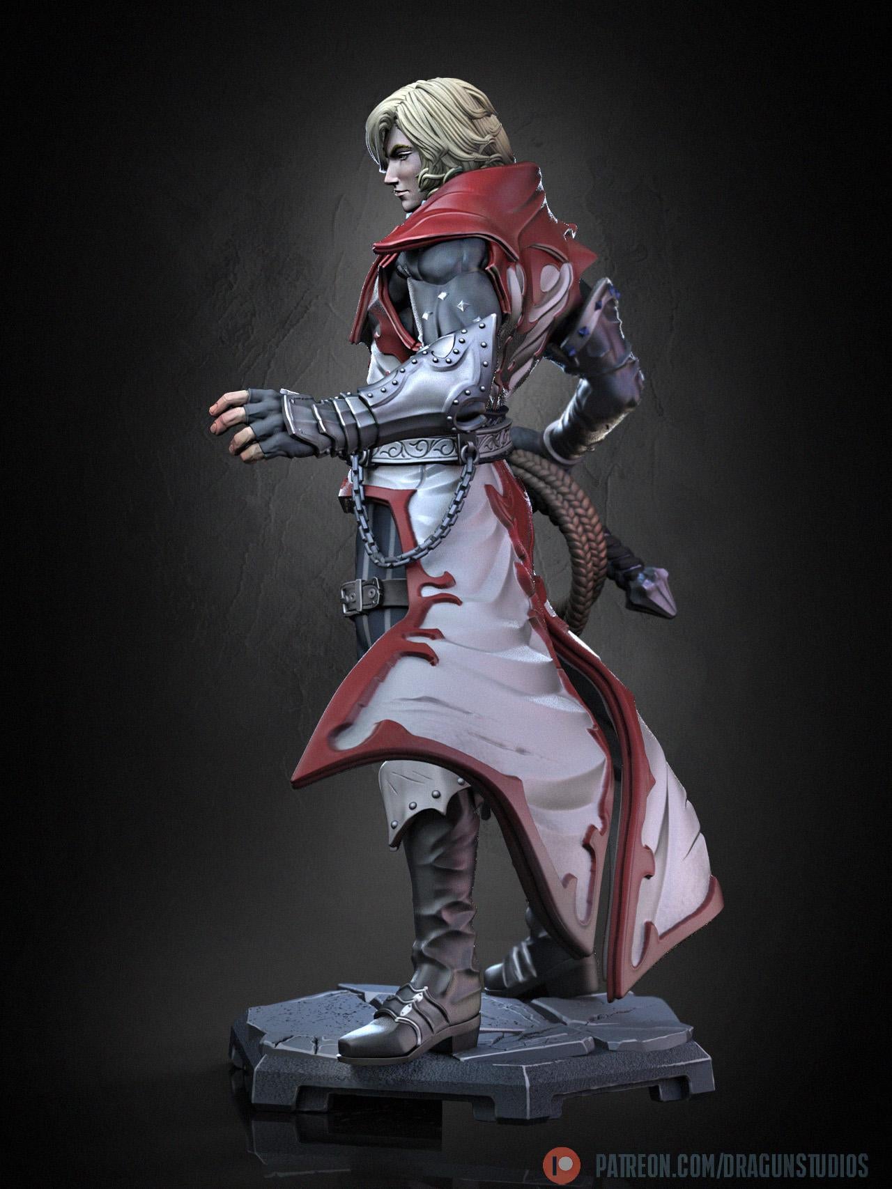Vampire Knight Miniature - 28mm / 32mm / 36mm / 75mm - DraGun - Resin Printed Figure for TTRPGs and Board Games
